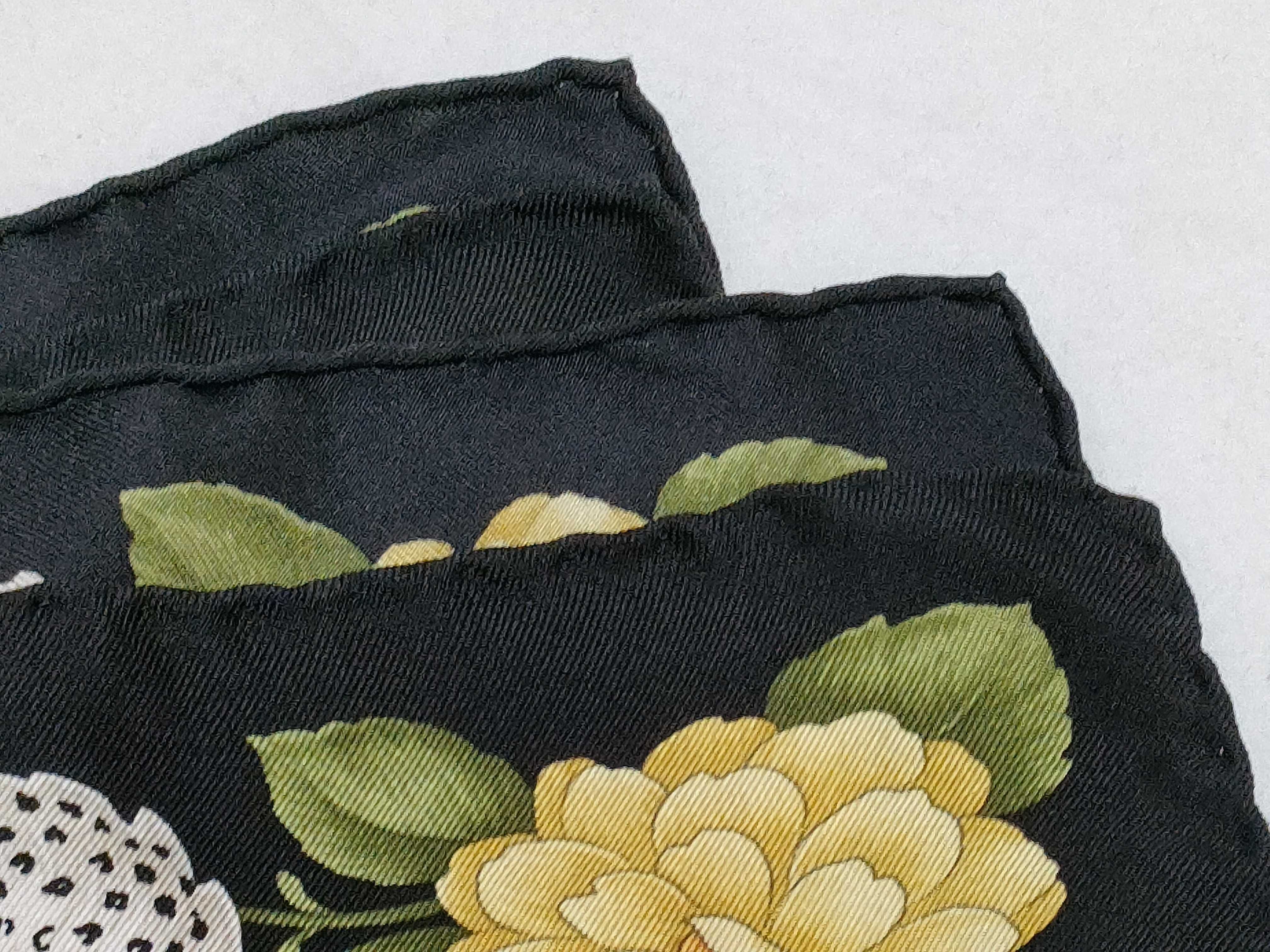 Salvatore Ferragamo Vintage Silk Equestrian Motif Scarf