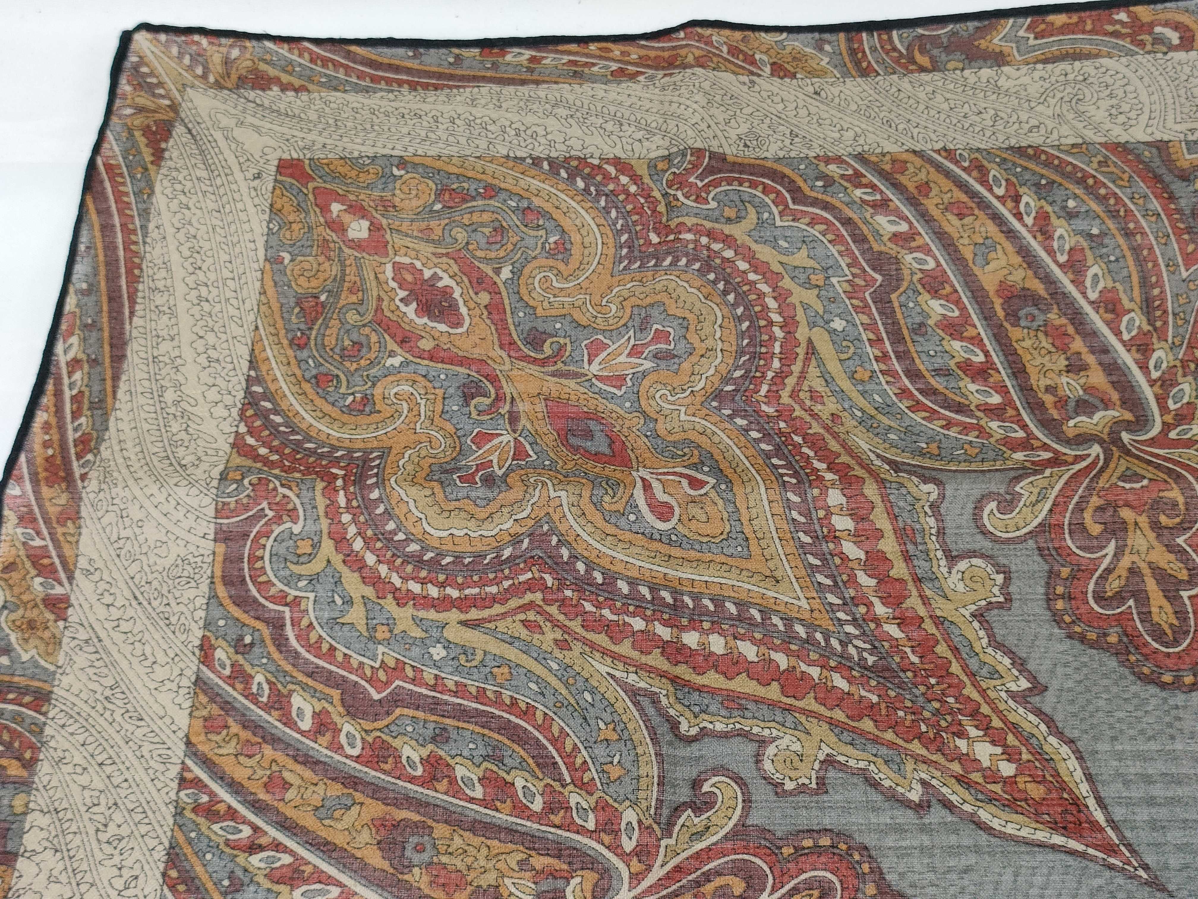 Christian Dior Paisley Print Square Scarf