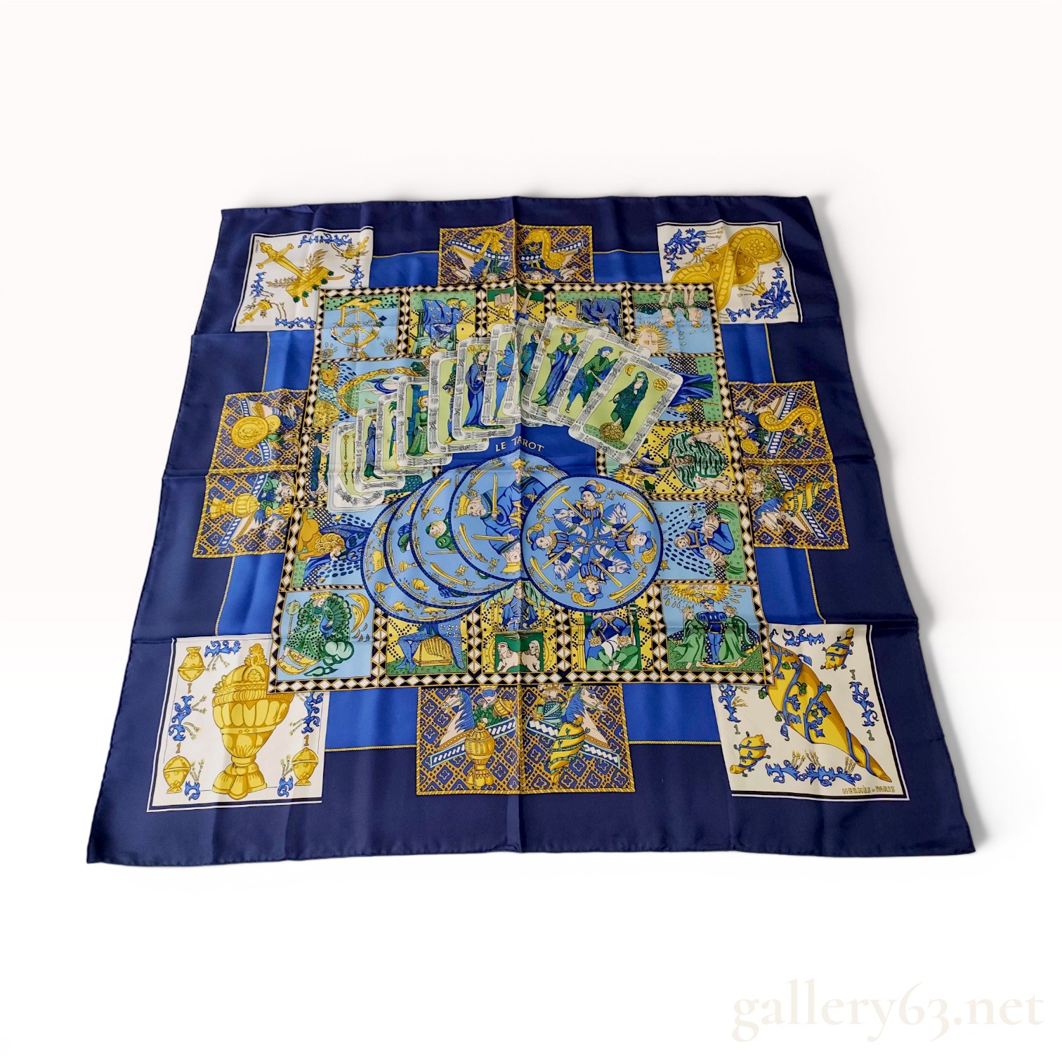 Hermes Le Tarot Silk Scarf