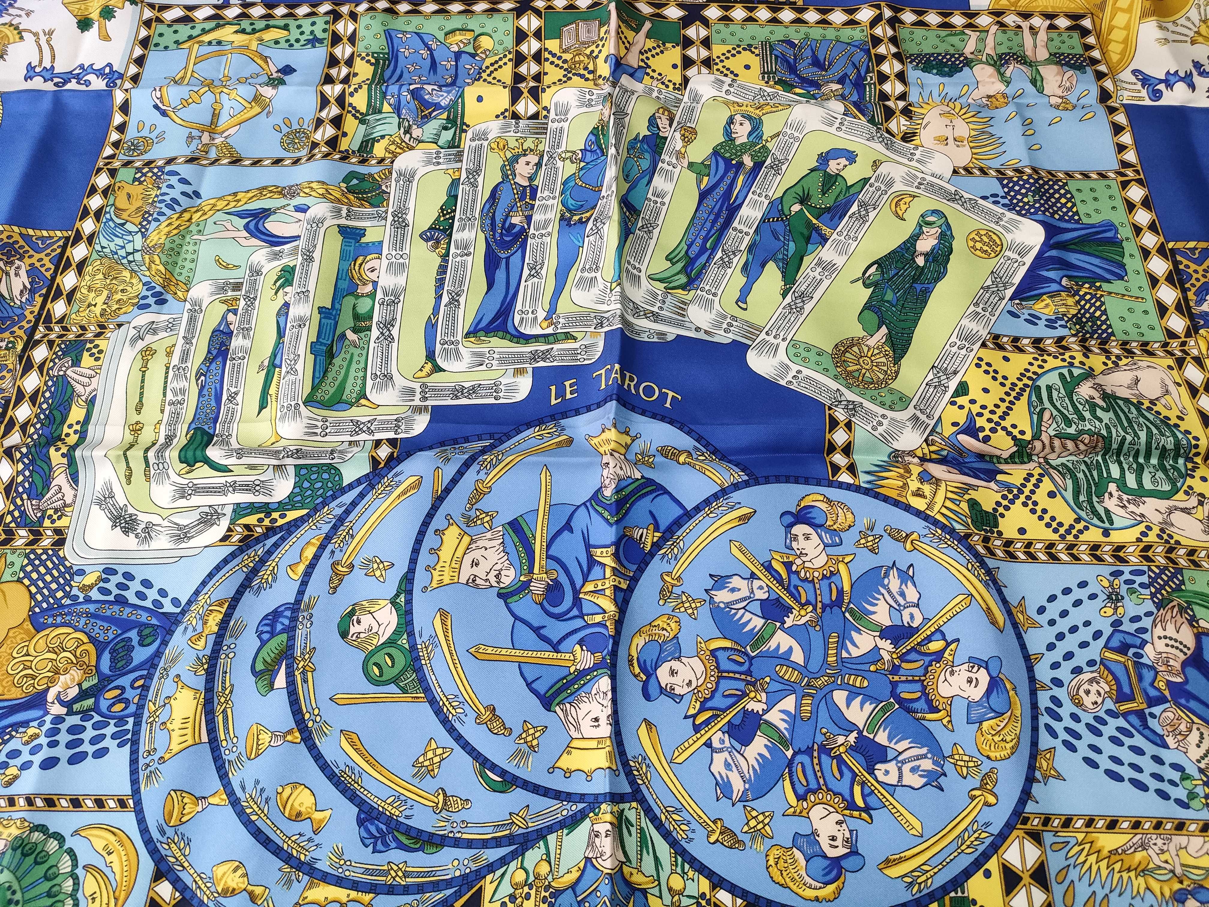 Hermes Le Tarot Silk Scarf
