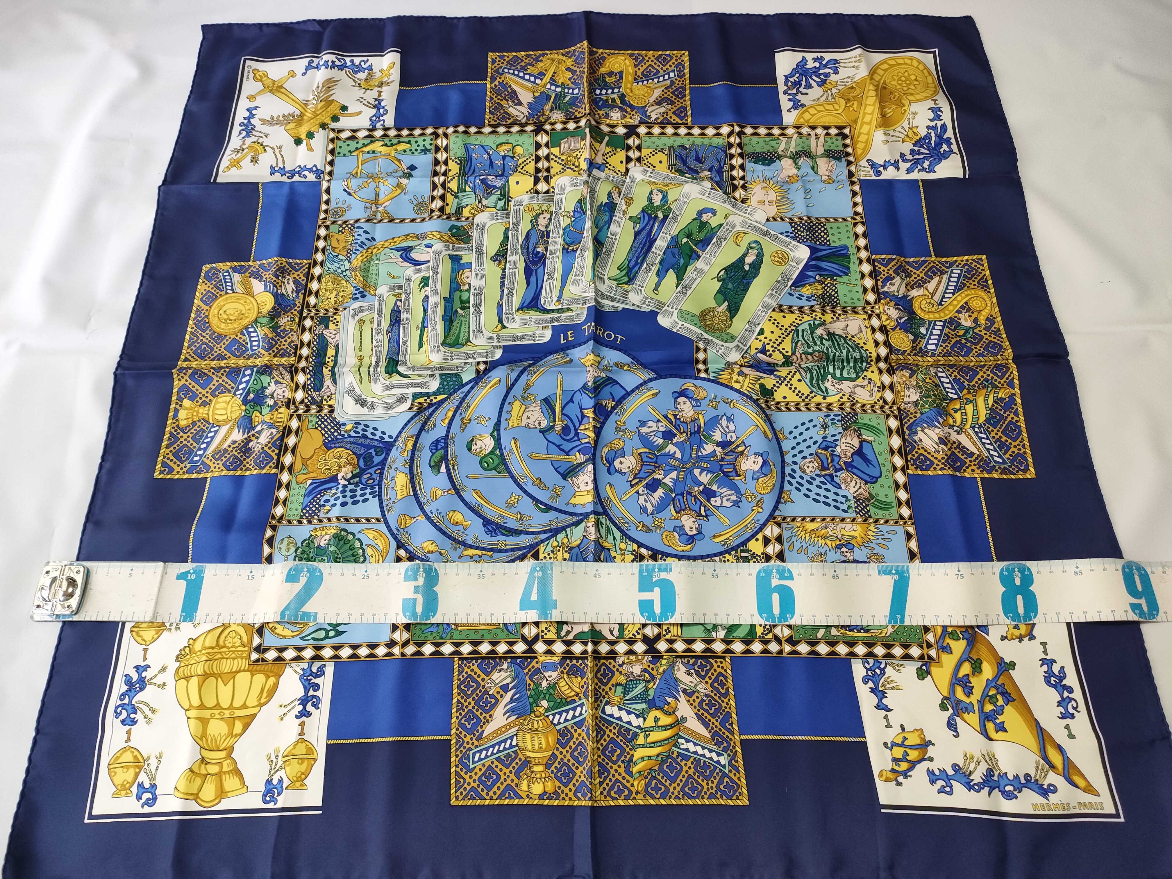 Hermes Le Tarot Silk Scarf