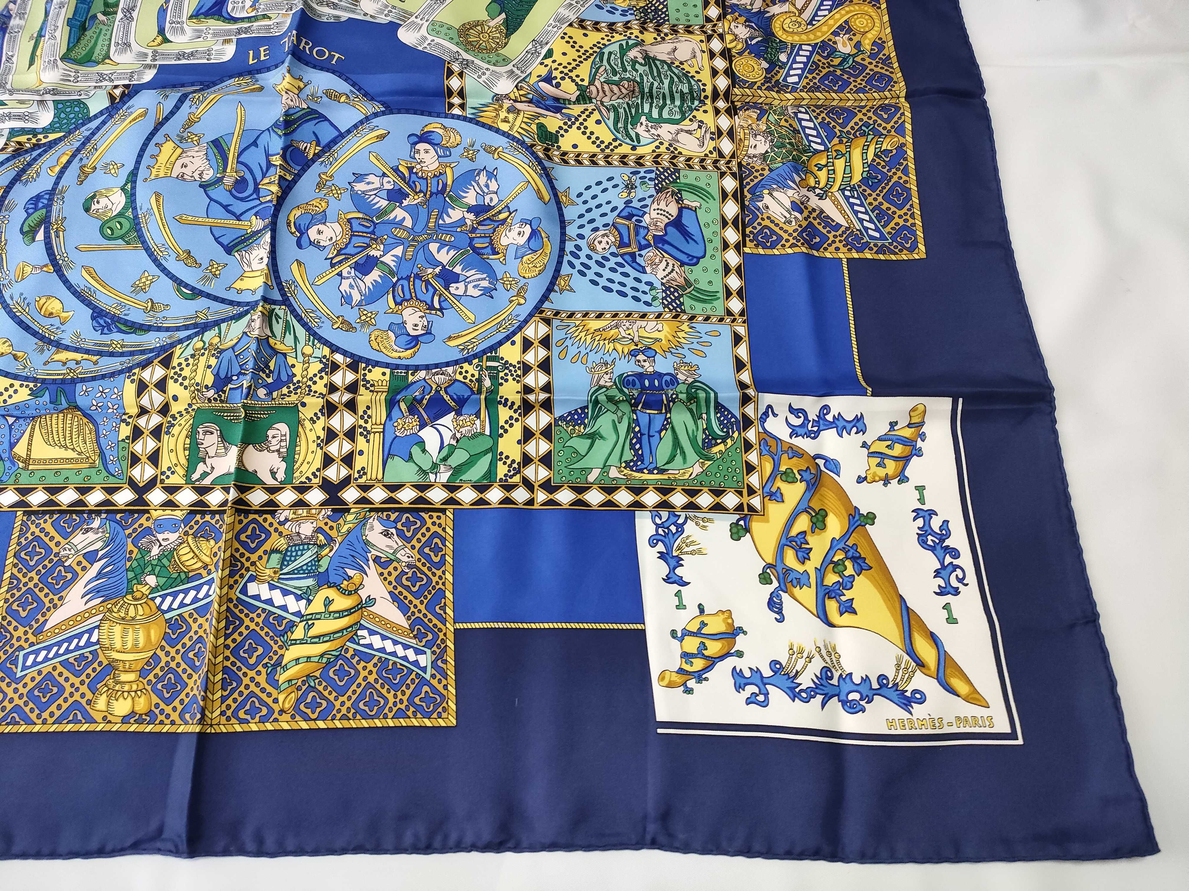 Hermes Le Tarot Silk Scarf
