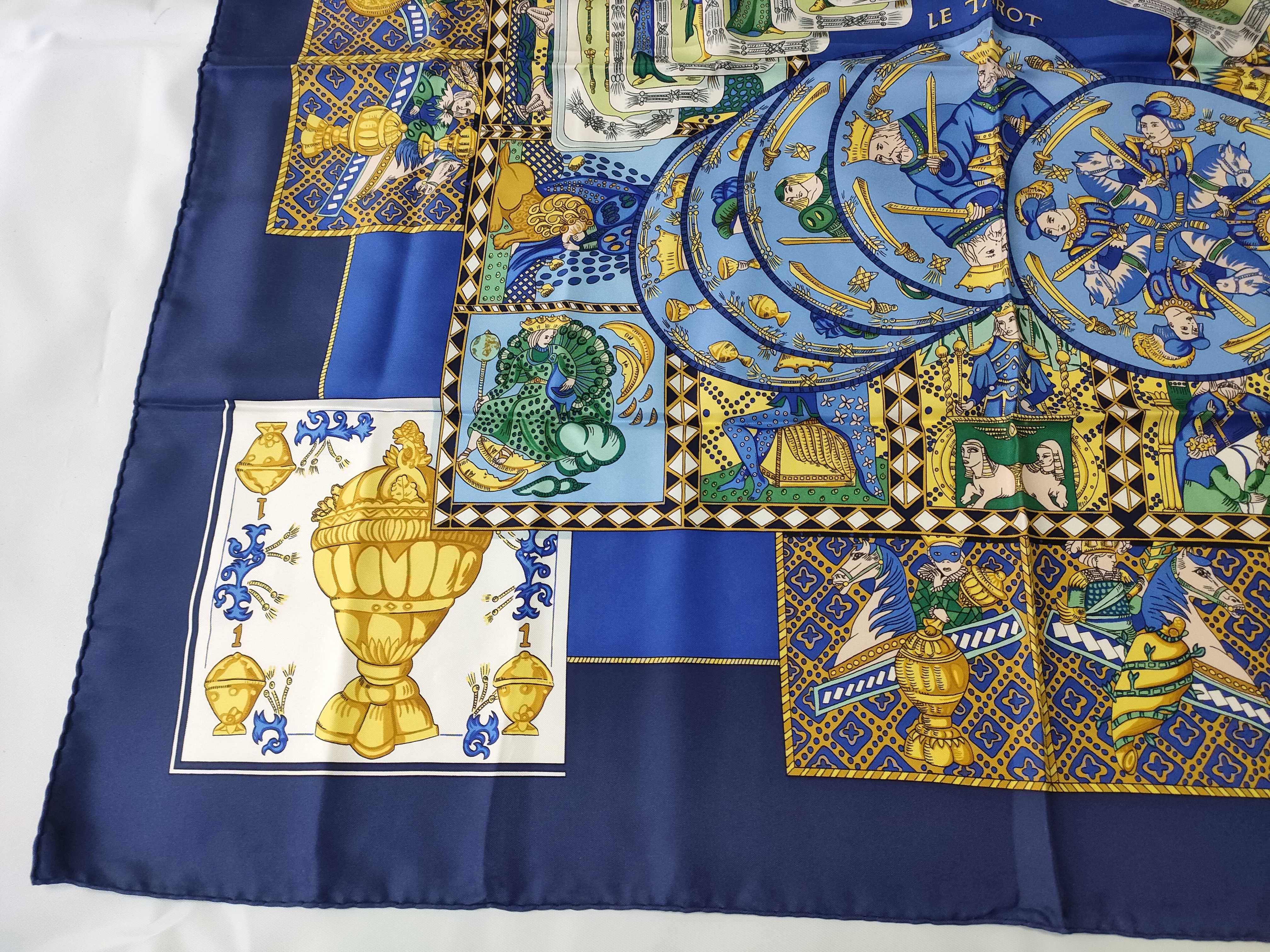 Hermes Le Tarot Silk Scarf