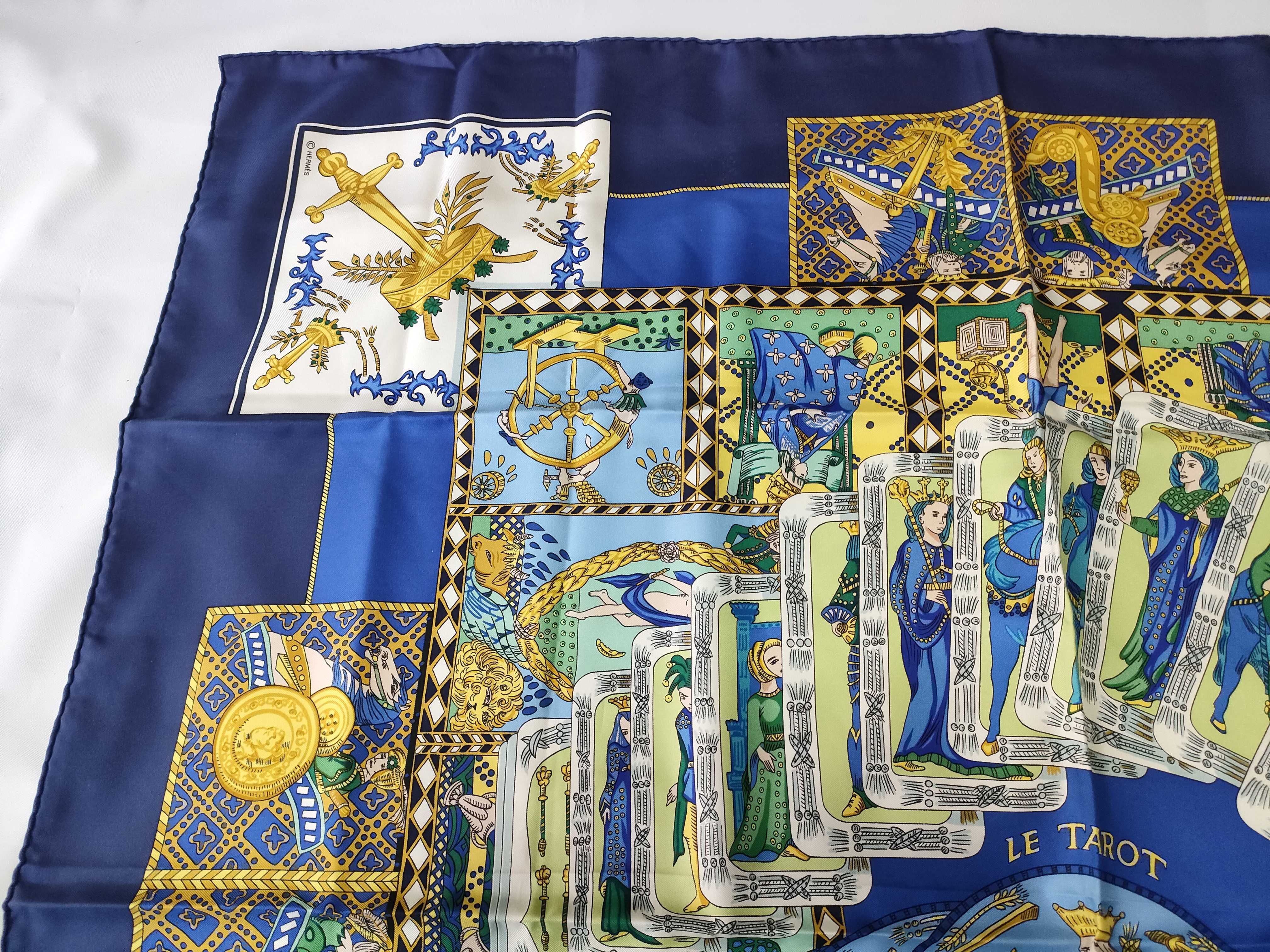 Hermes Le Tarot Silk Scarf