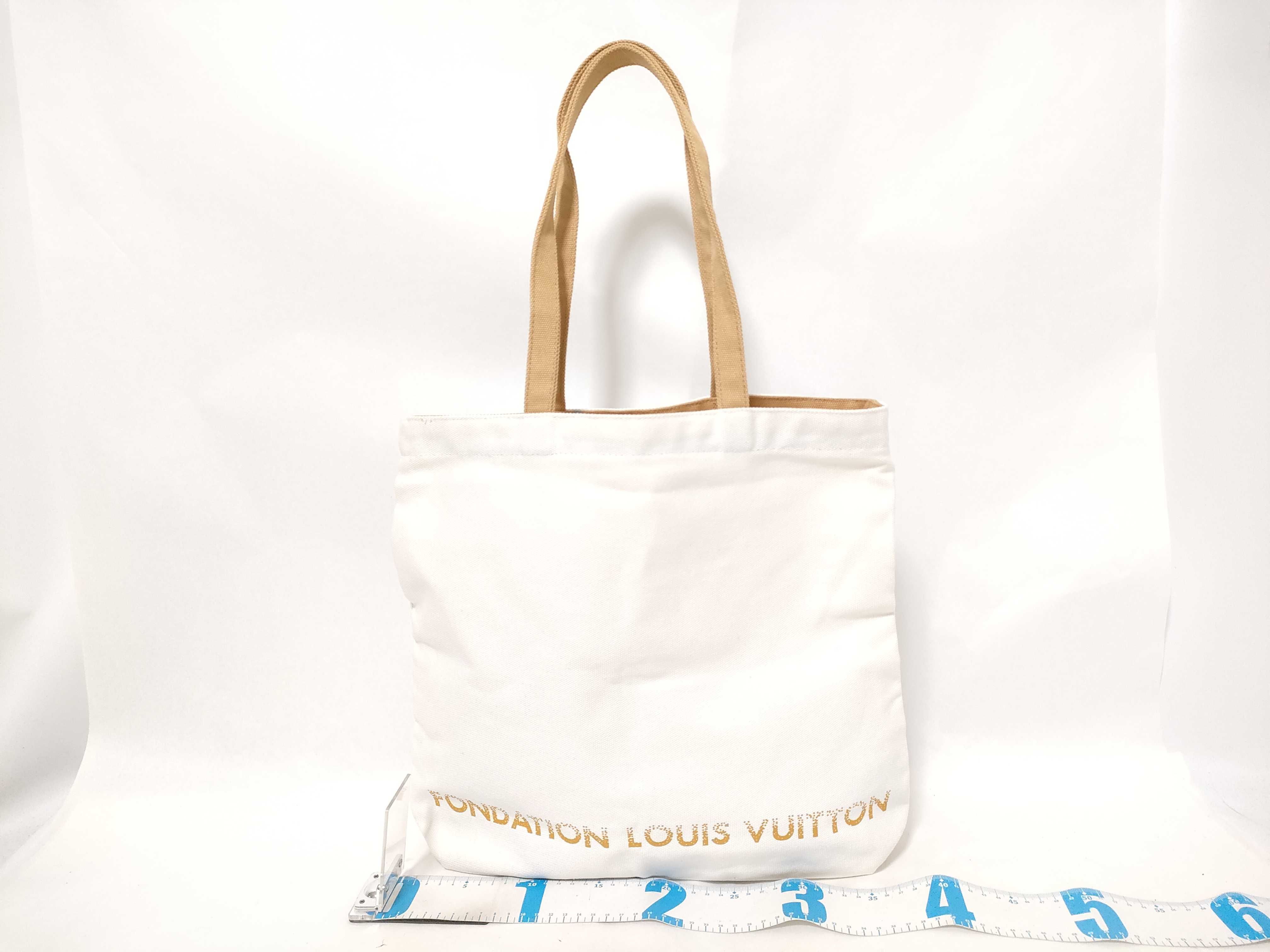 Fondation Louis Vuitton Canvas Tote Bag