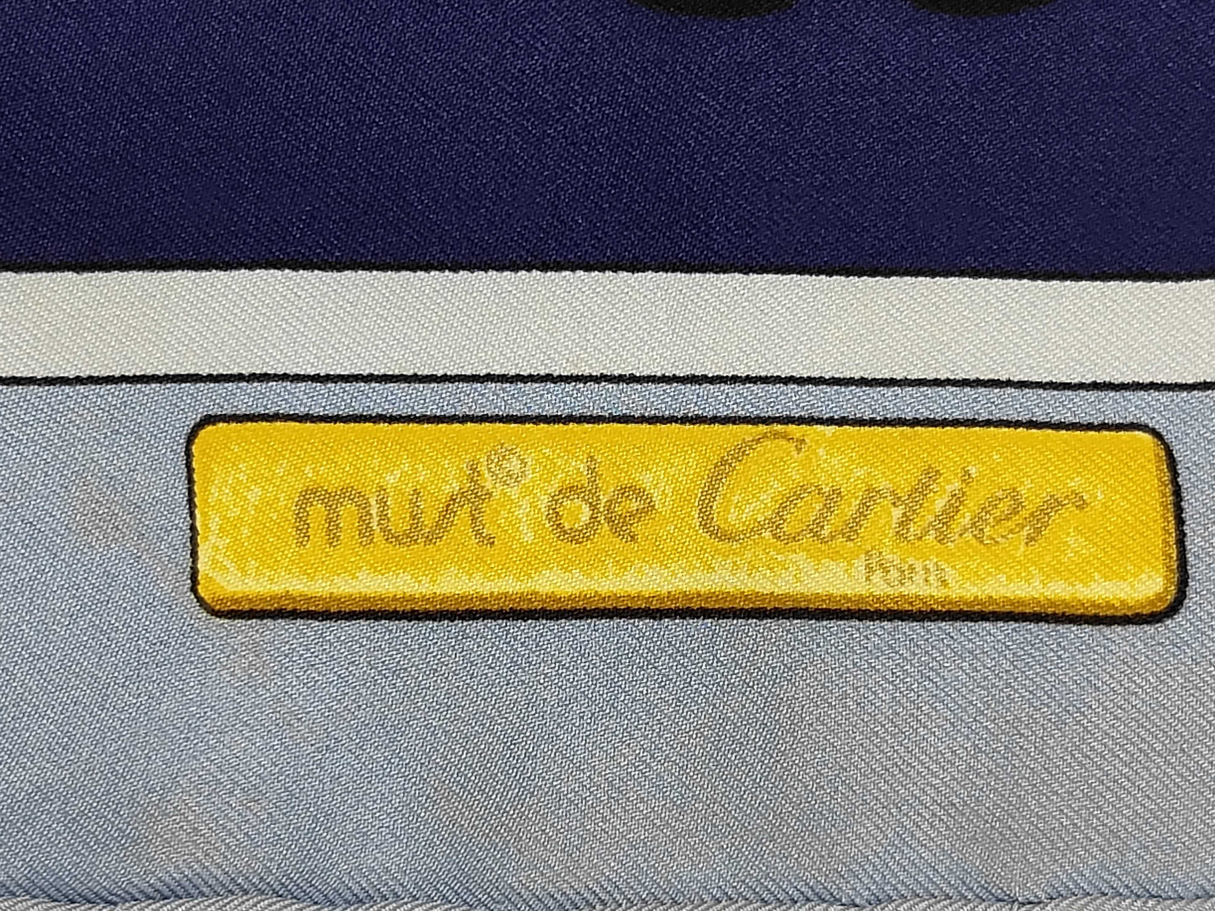 Must de Cartier Silk Scarf with Belt and Chain Motif