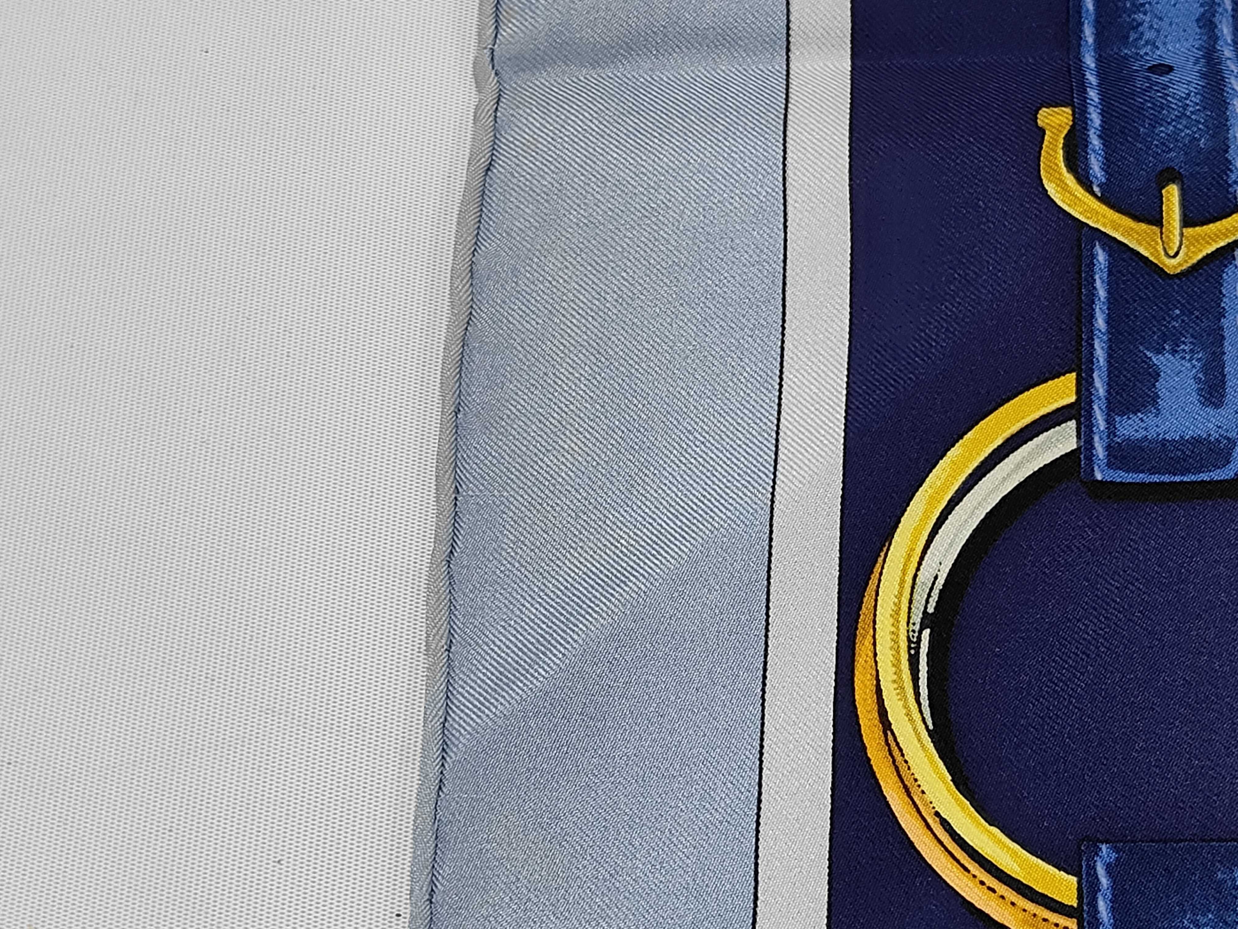 Must de Cartier Silk Scarf with Belt and Chain Motif