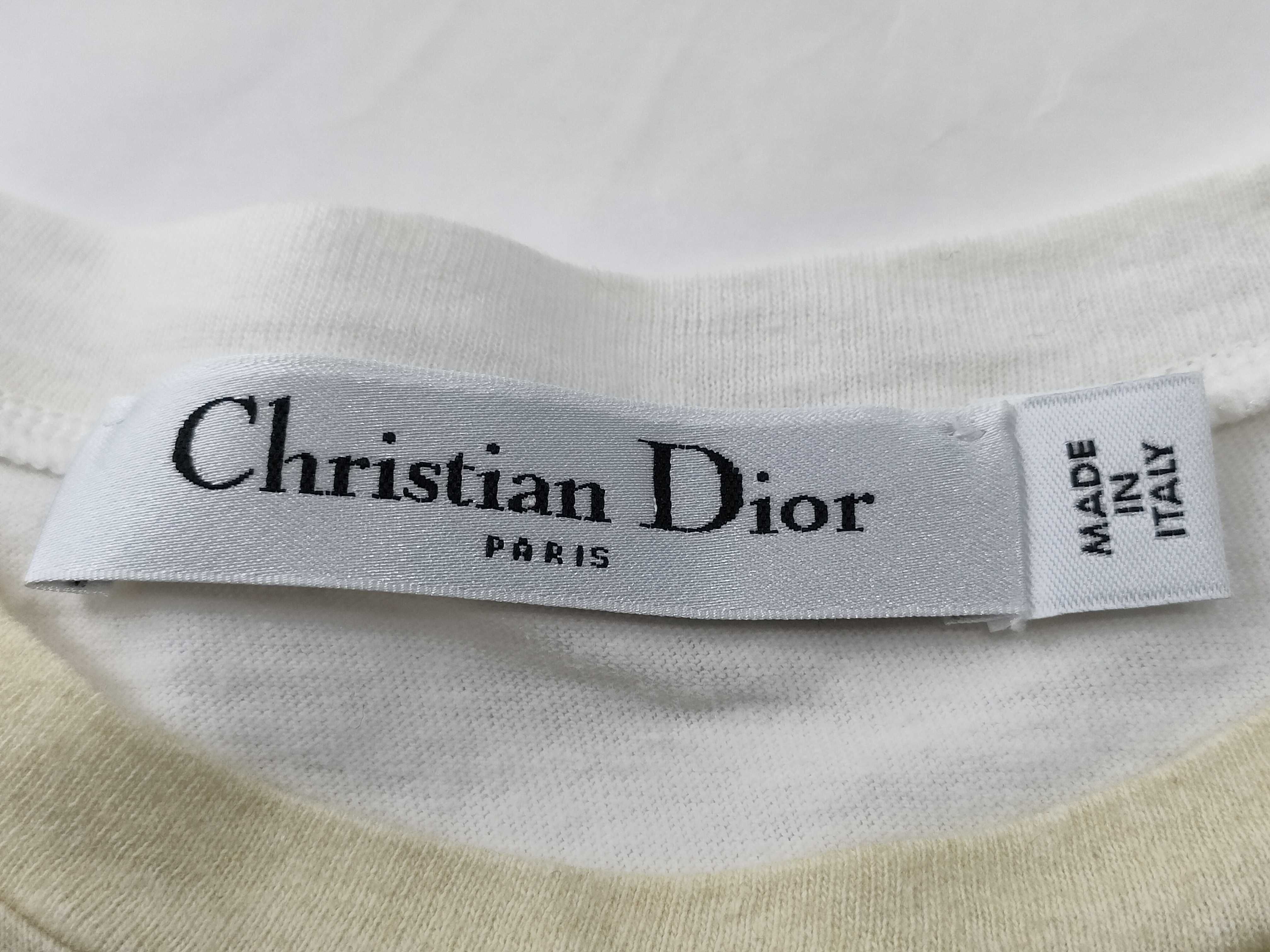 Christian Dior Around the World Print Cotton Blend T-Shirt