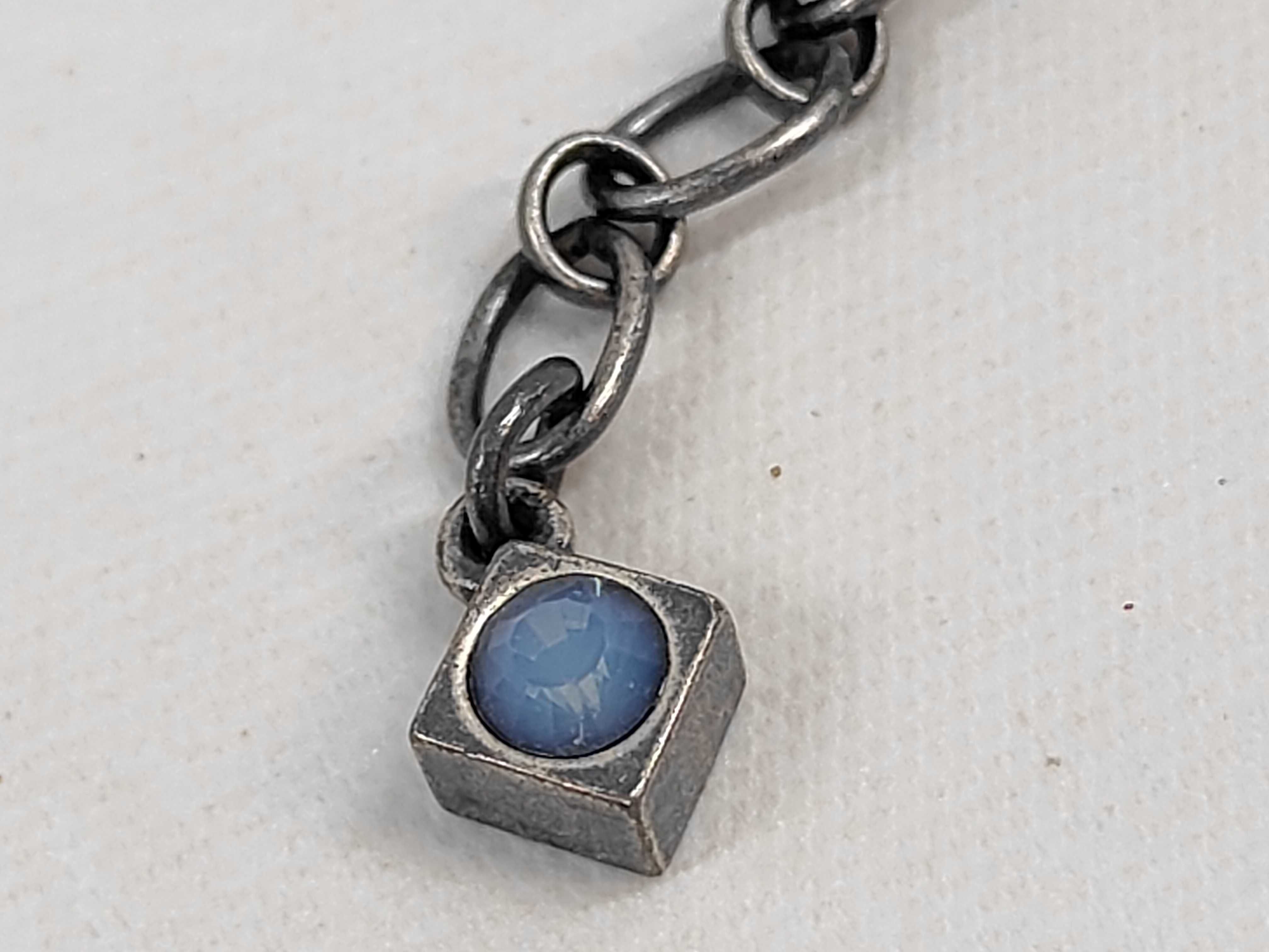 Givenchy Antiqued Silver-Tone and Turquoise-Colored Pendant Necklace