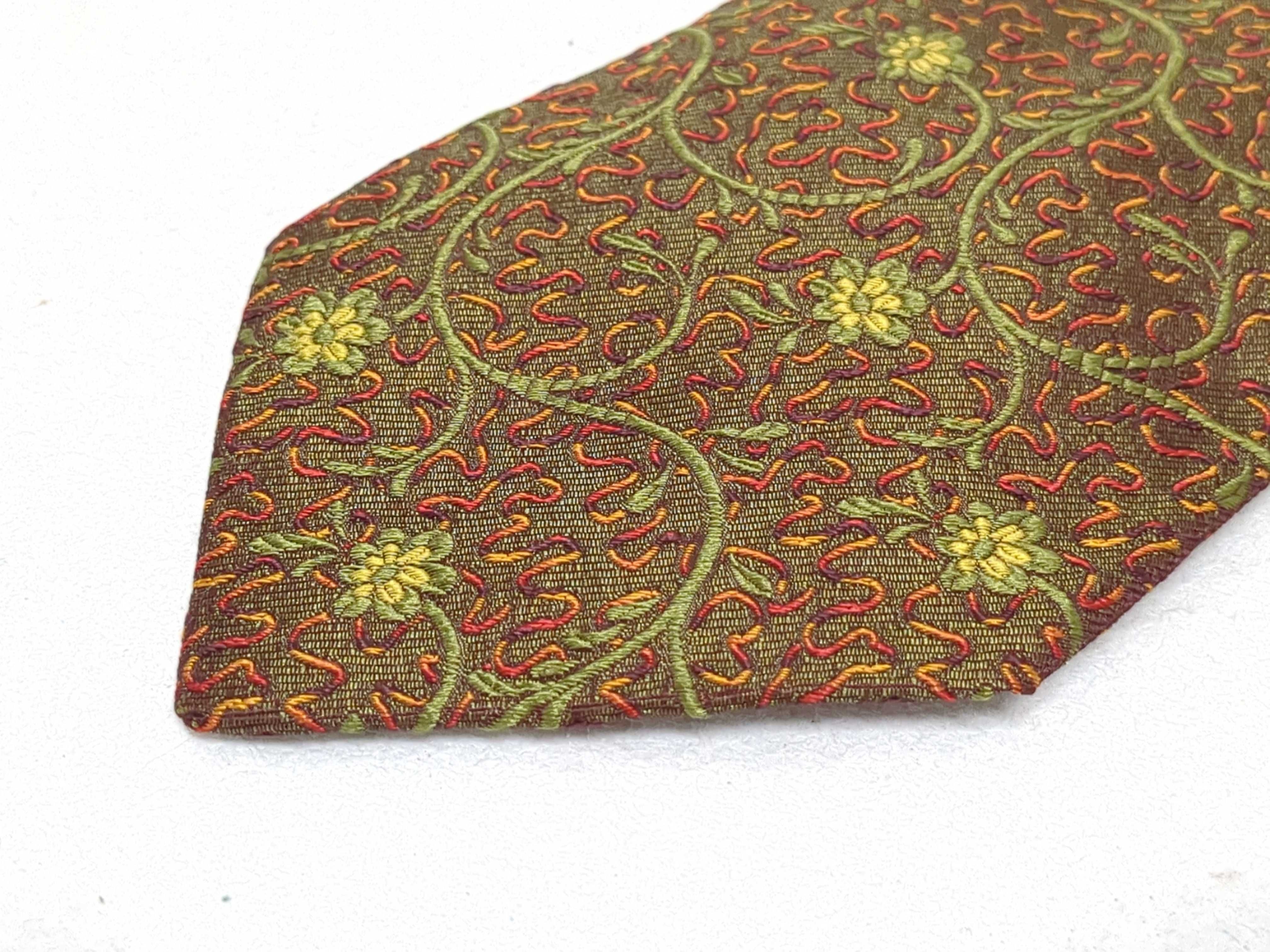 A Lot of Five Designer Silk Neckties Including Salvatore Ferragamo