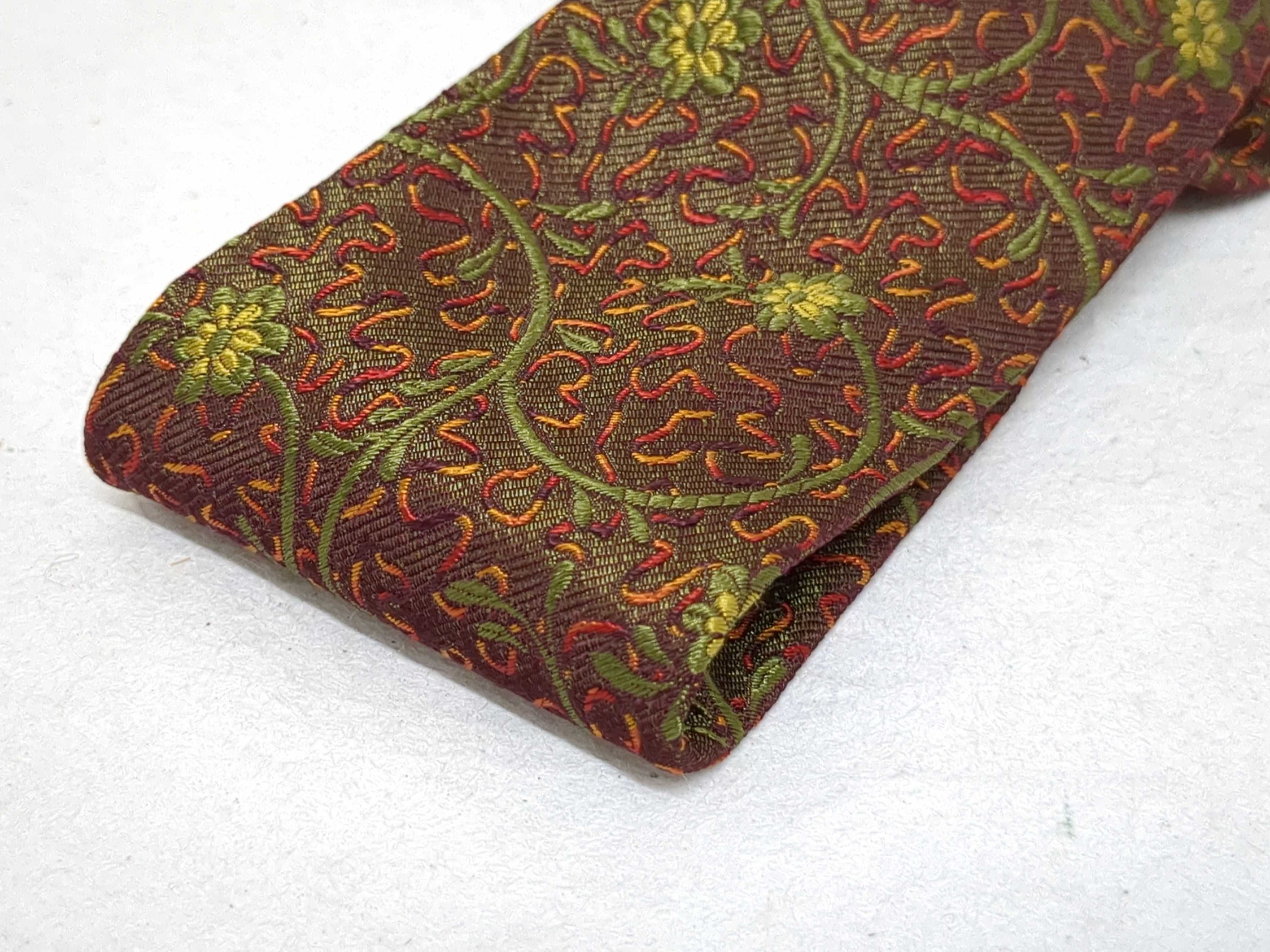 A Lot of Five Designer Silk Neckties Including Salvatore Ferragamo