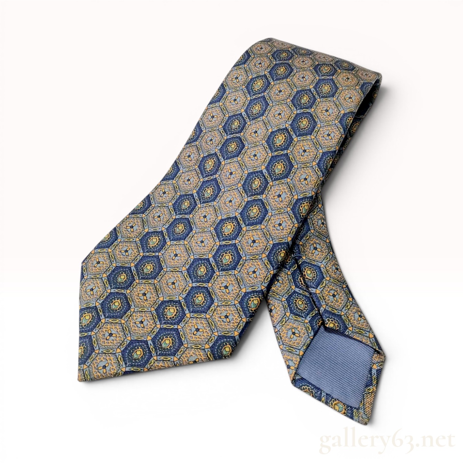 Hermes Paris Silk Necktie Model 7733 OA with Original Box