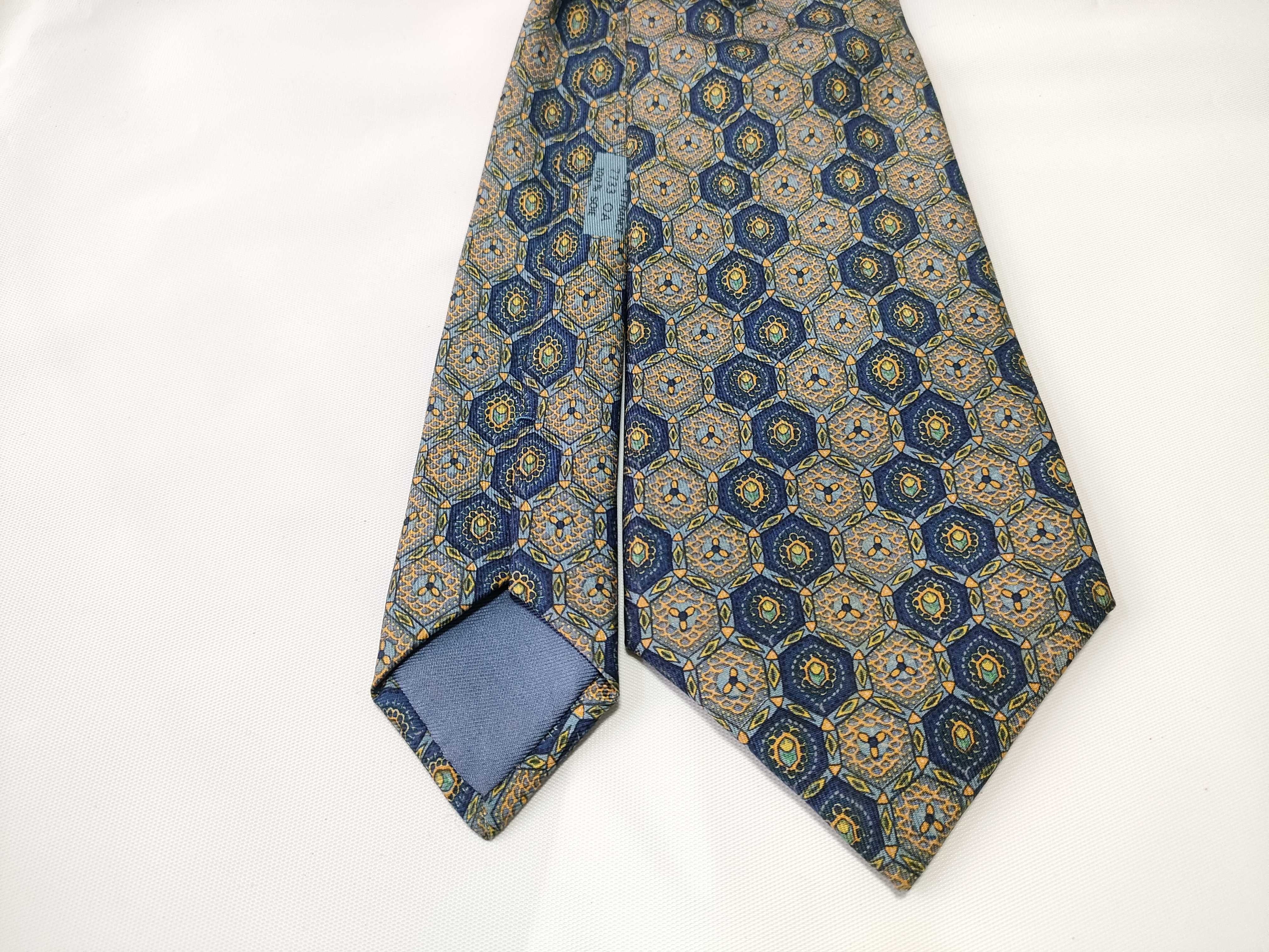 Hermes Paris Silk Necktie Model 7733 OA with Original Box