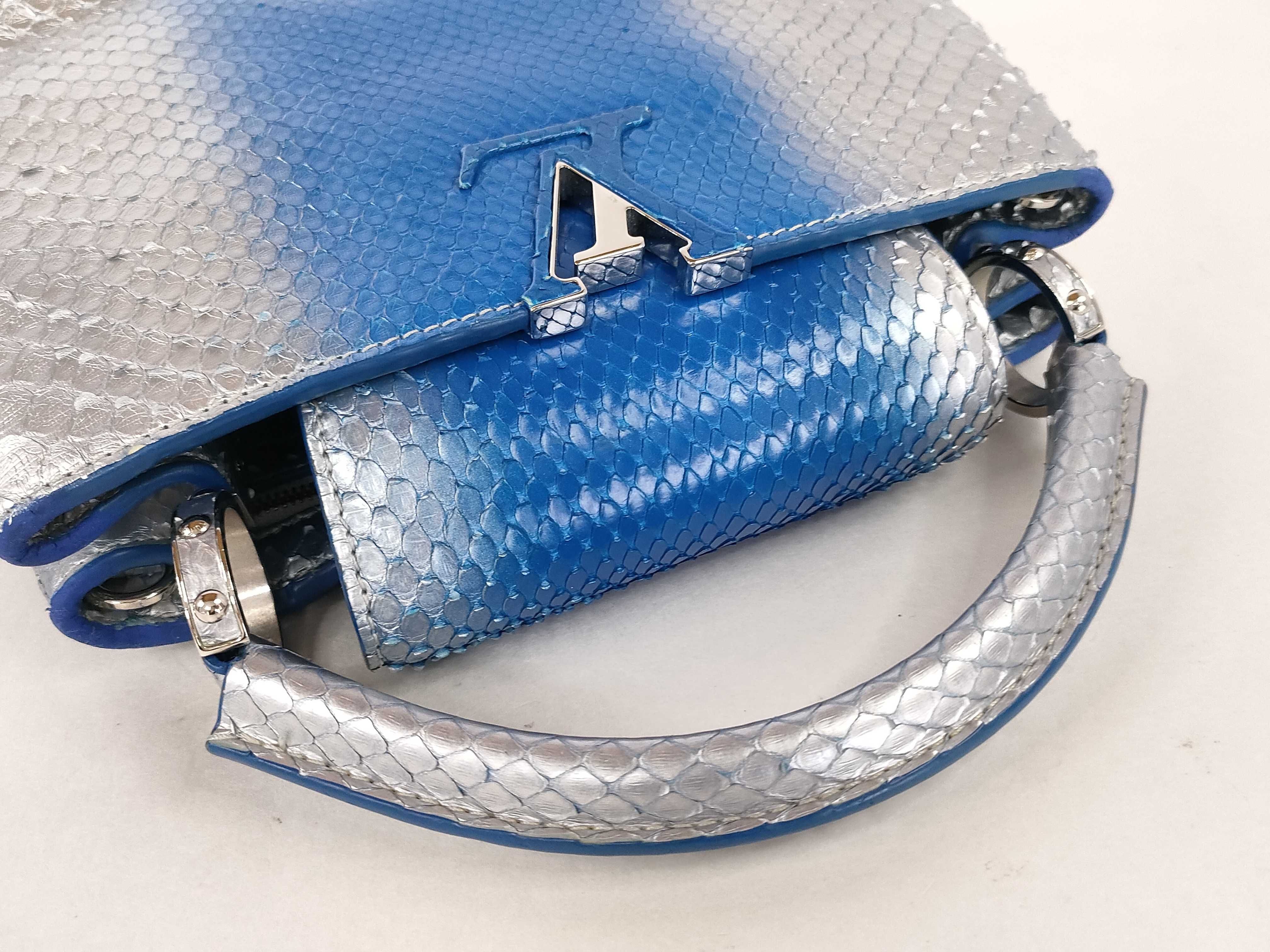Louis Vuitton Python Capucines BB Top Handle Bag