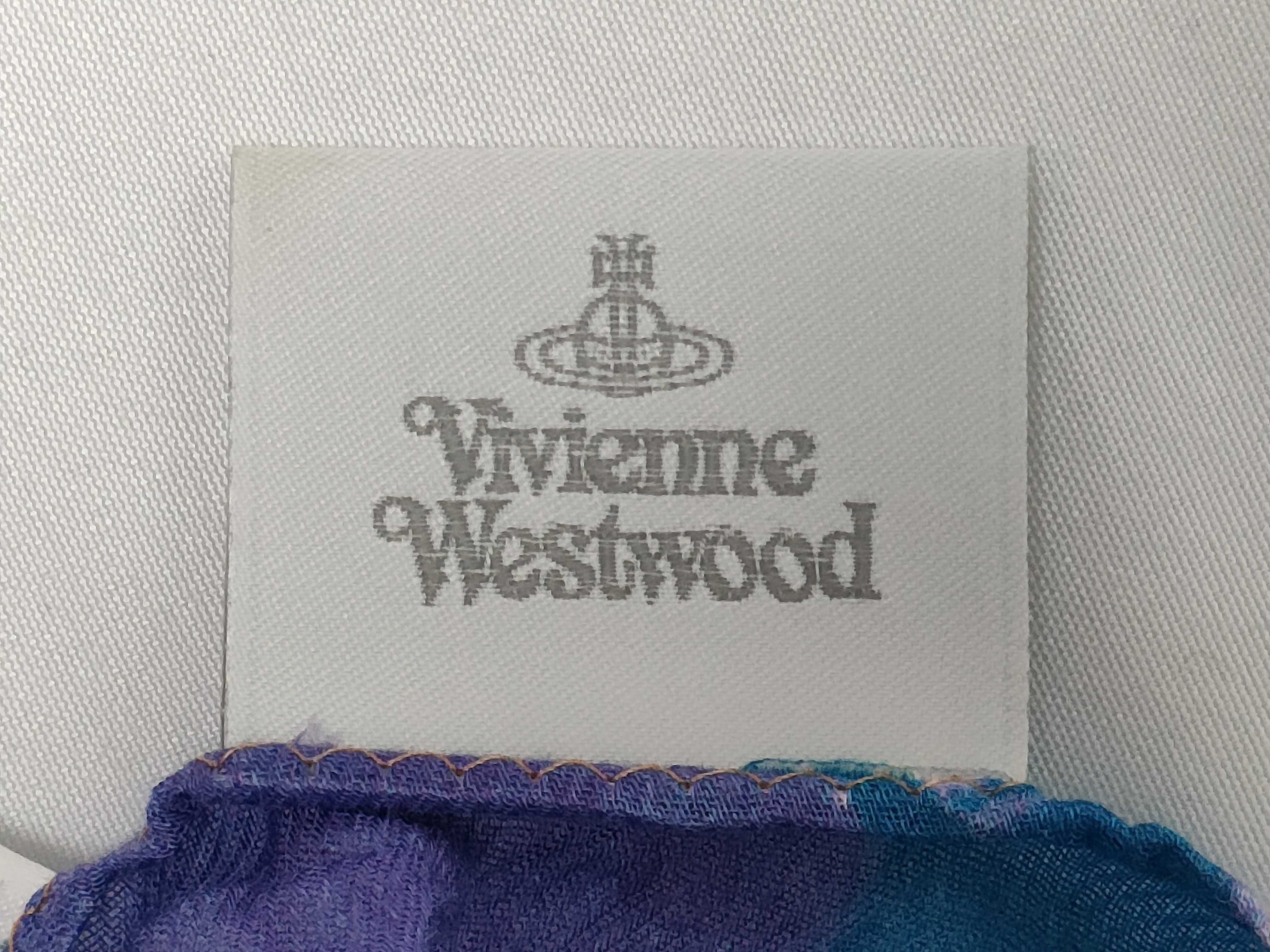 Vivienne Westwood Signature Orb Motif Rayon Scarf