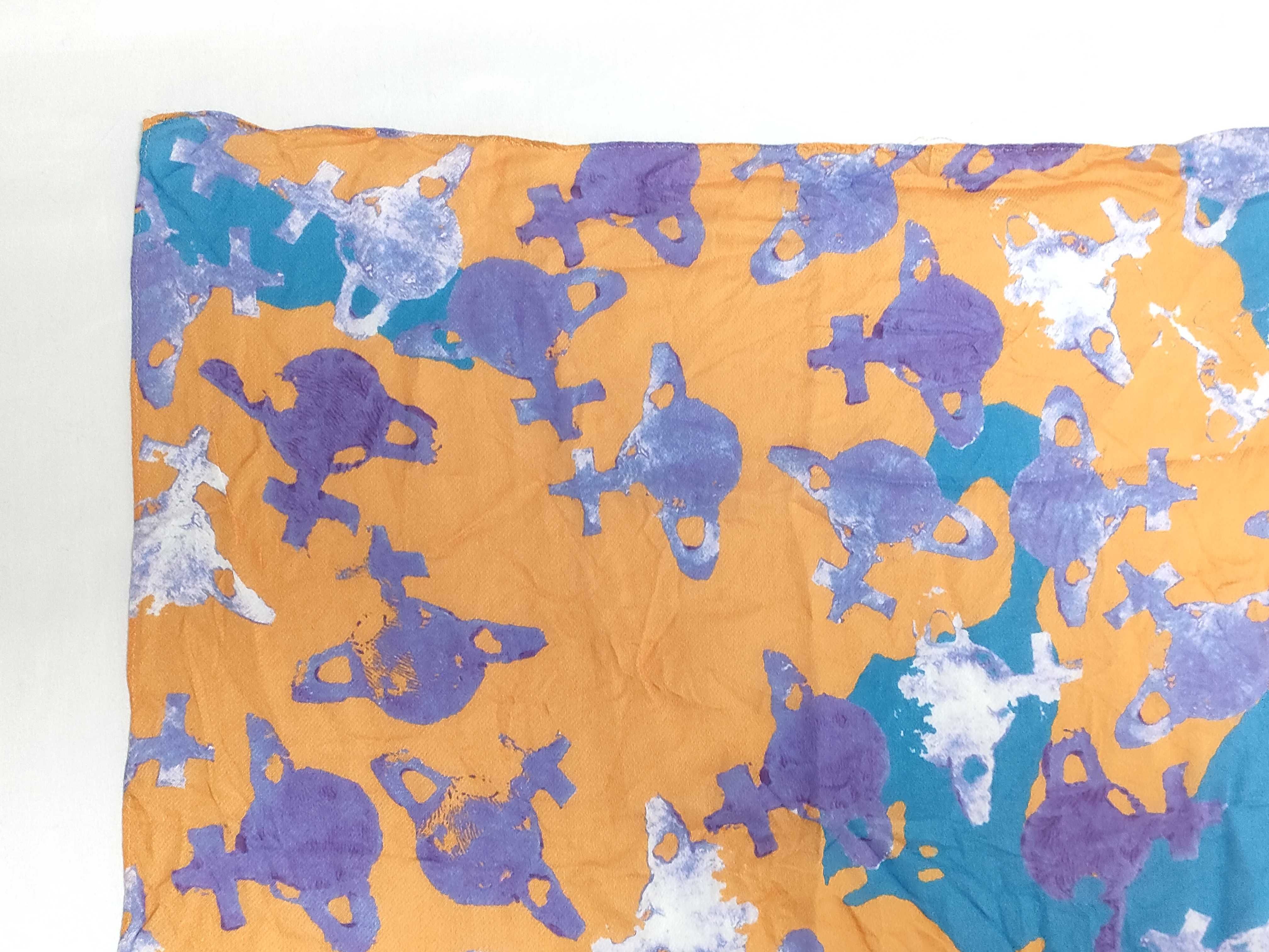 Vivienne Westwood Signature Orb Motif Rayon Scarf