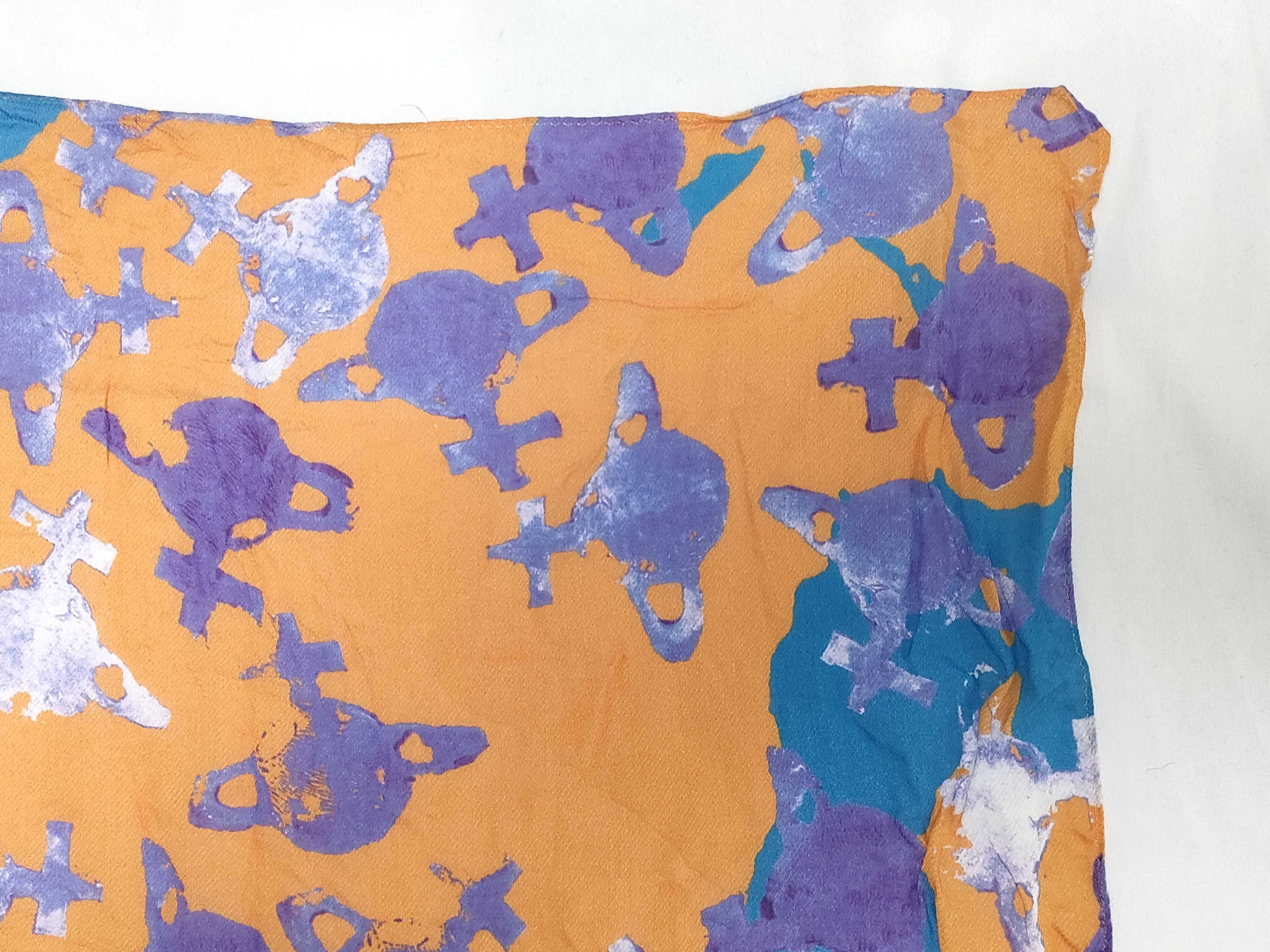 Vivienne Westwood Signature Orb Motif Rayon Scarf