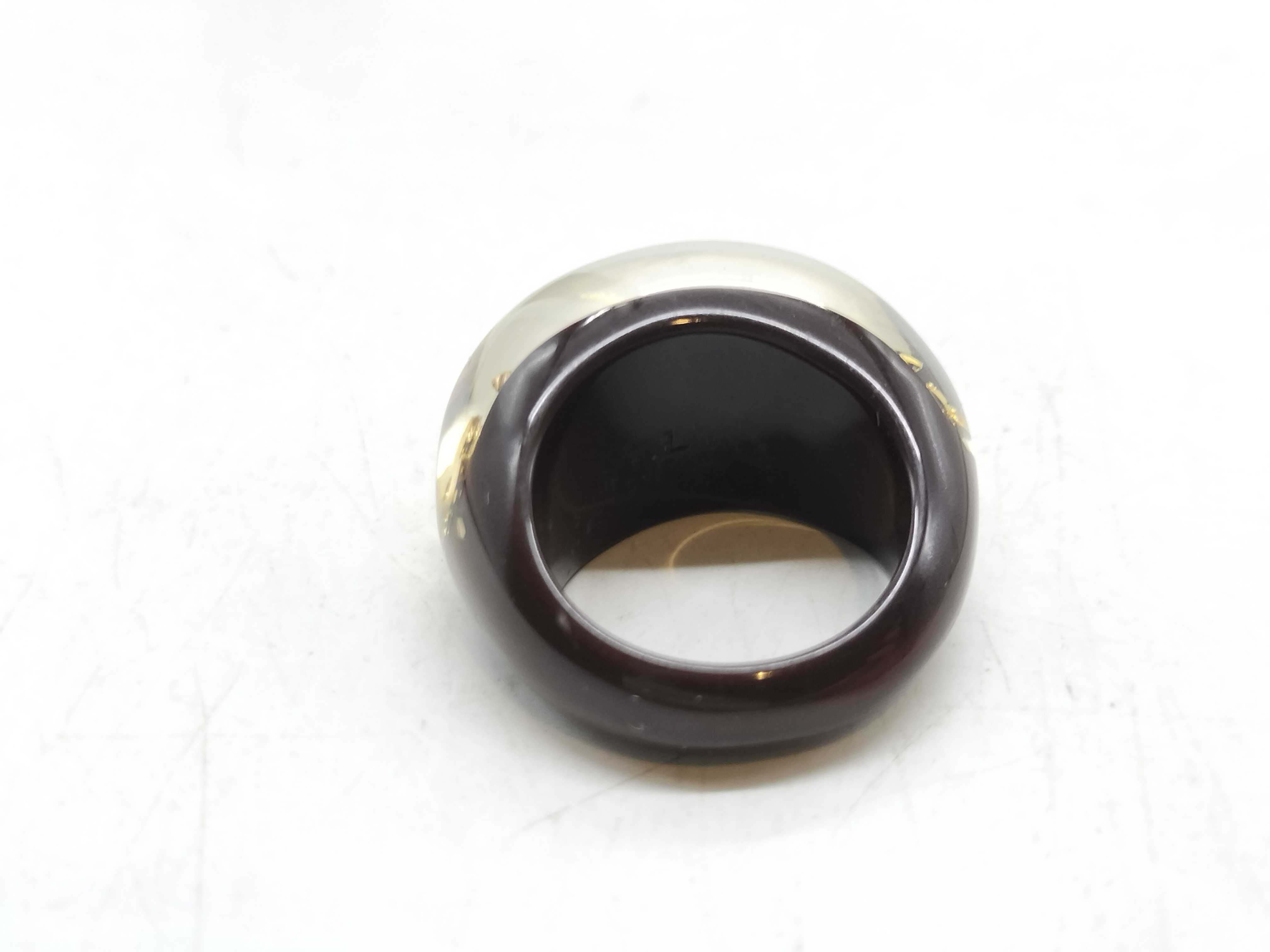 Louis Vuitton Inclusion Resin Monogram Dome Ring