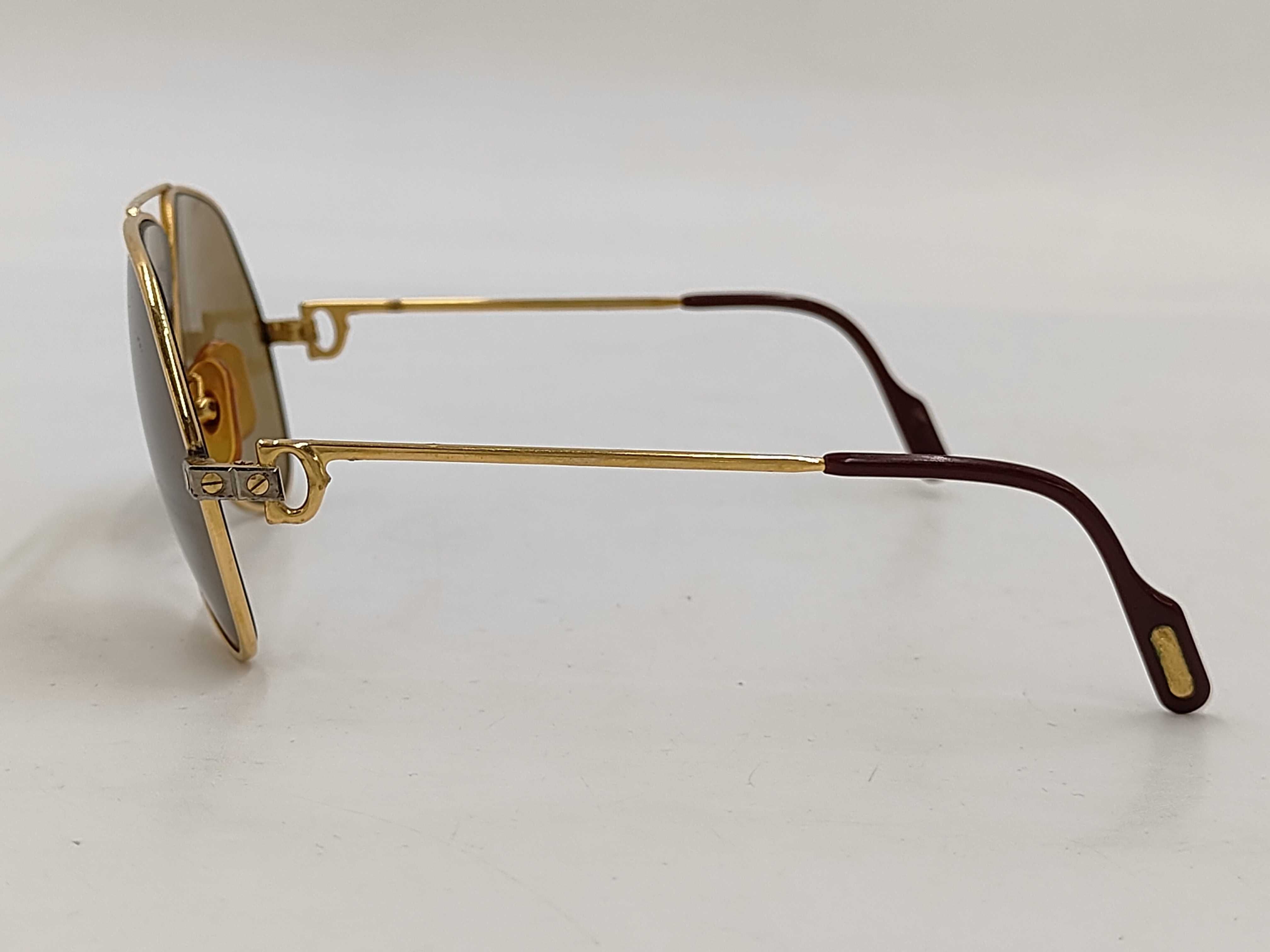 Cartier Vendome Louis Gold-Toned Aviator Sunglasses