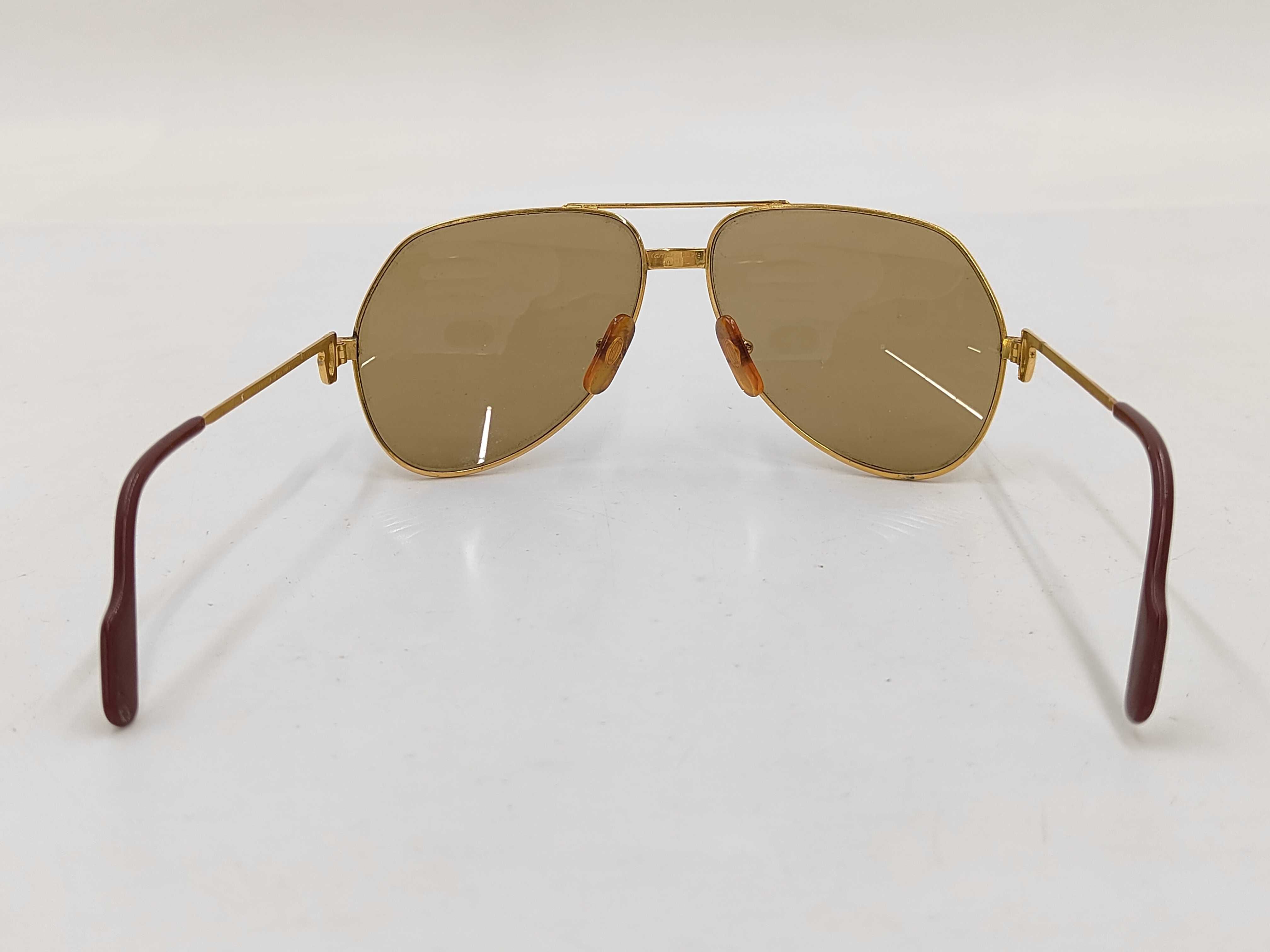 Cartier Vendome Louis Gold-Toned Aviator Sunglasses