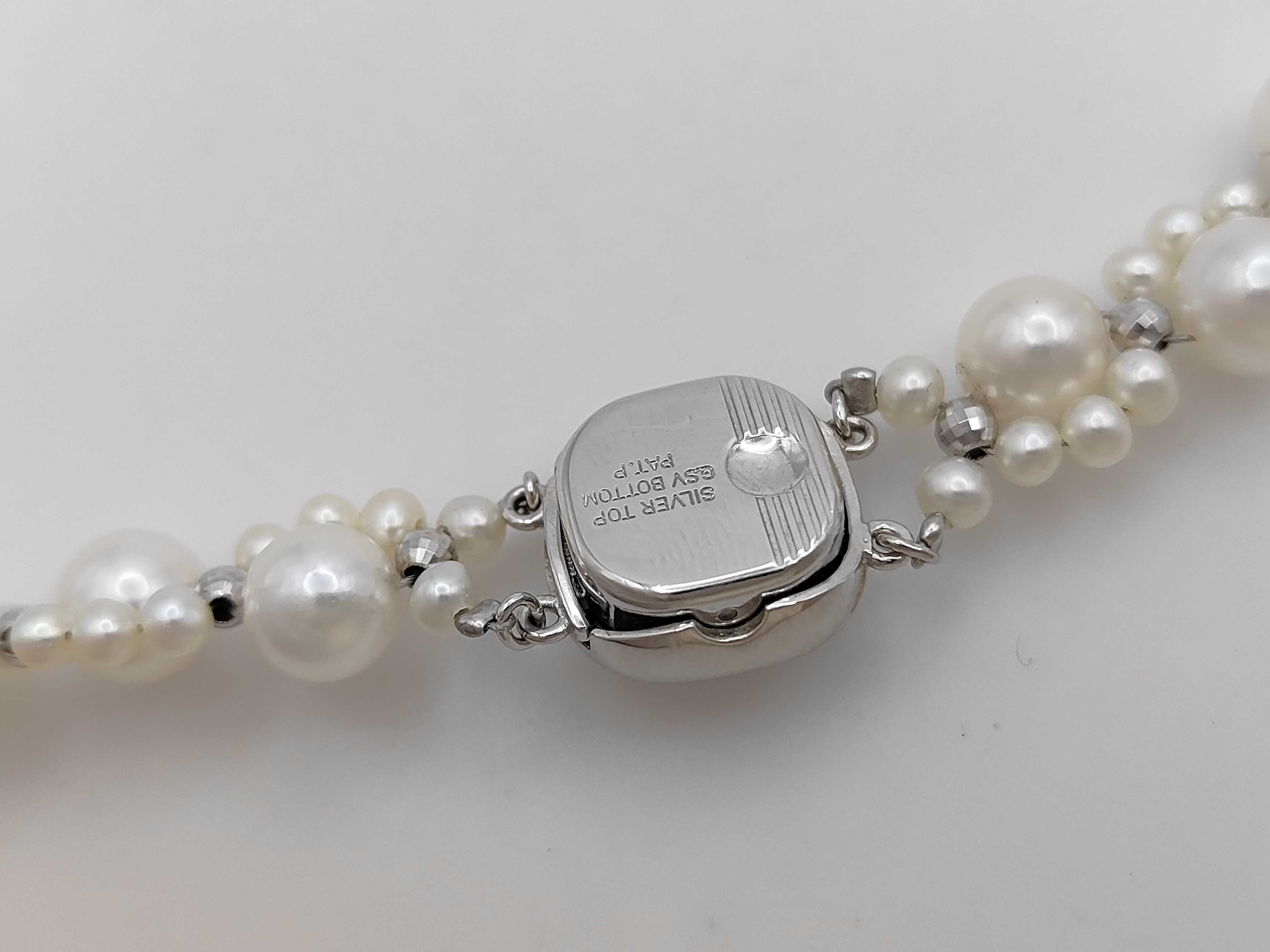 Kawasumi Cultured Pearl and 14K White Gold Necklace and Earring Set