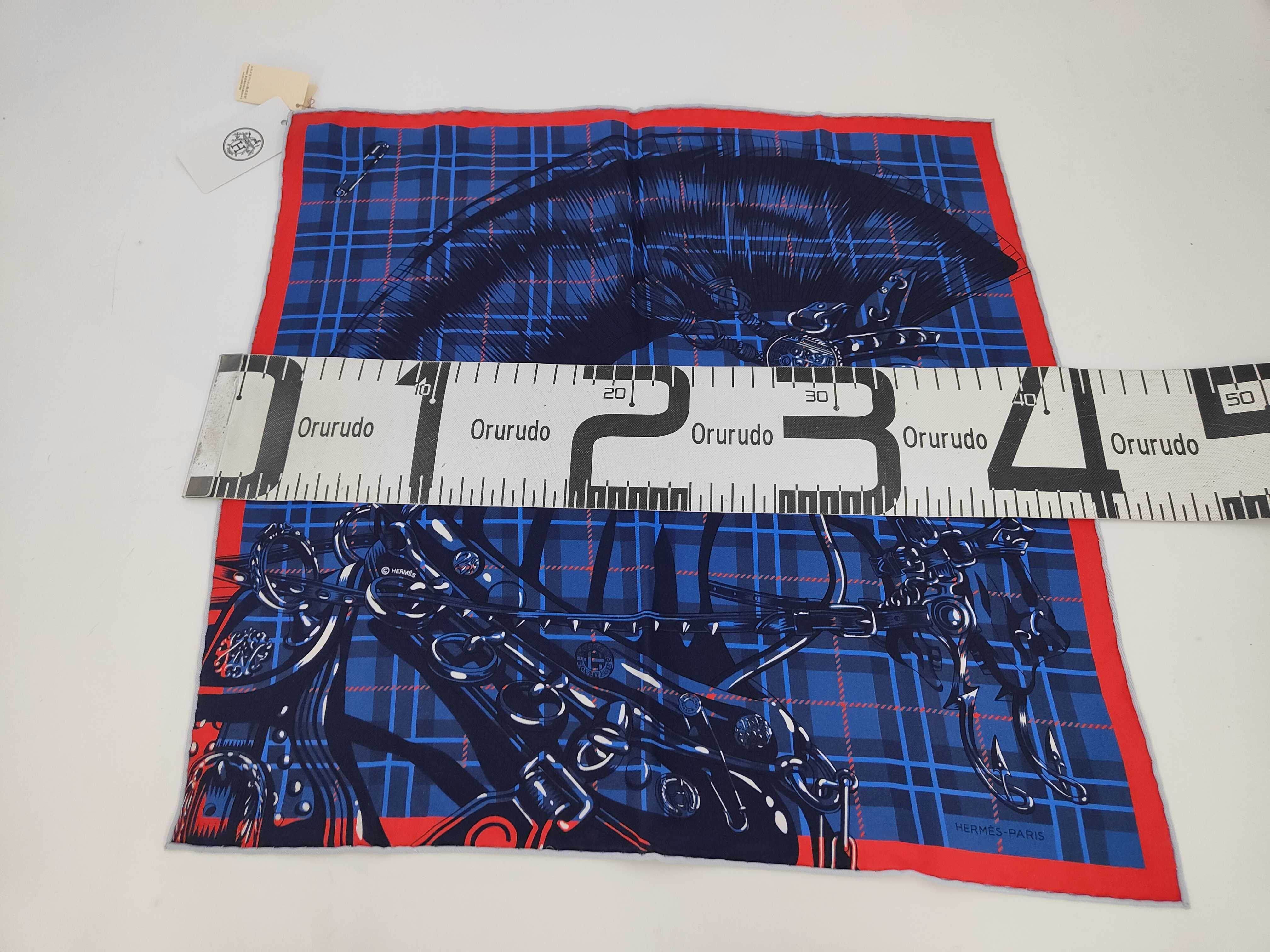 Hermes Horse Punk Carre 70 Silk Scarf with Box