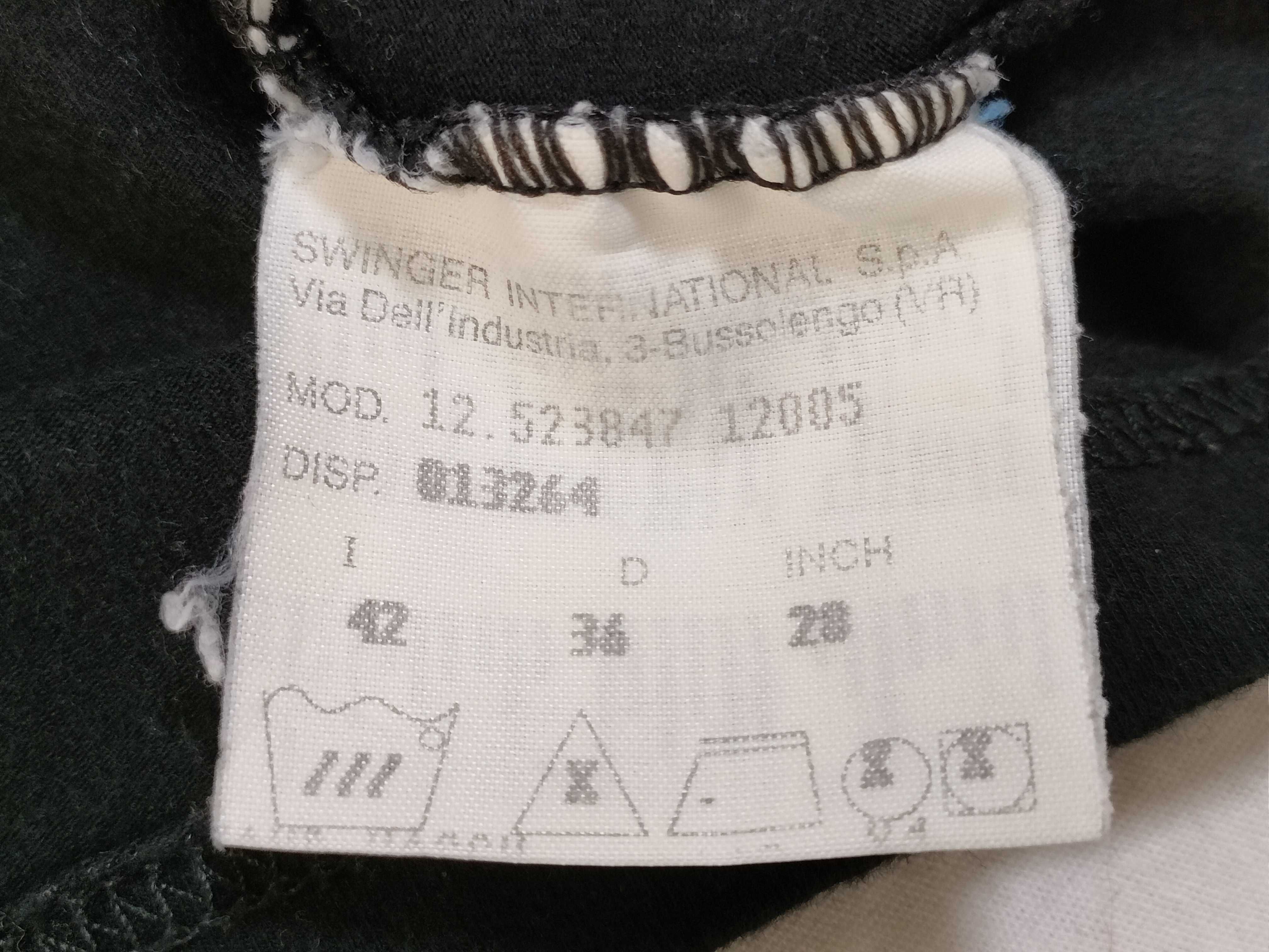 Fendi Jeans Vintage Black Cotton Blend Logo Band Tank Top