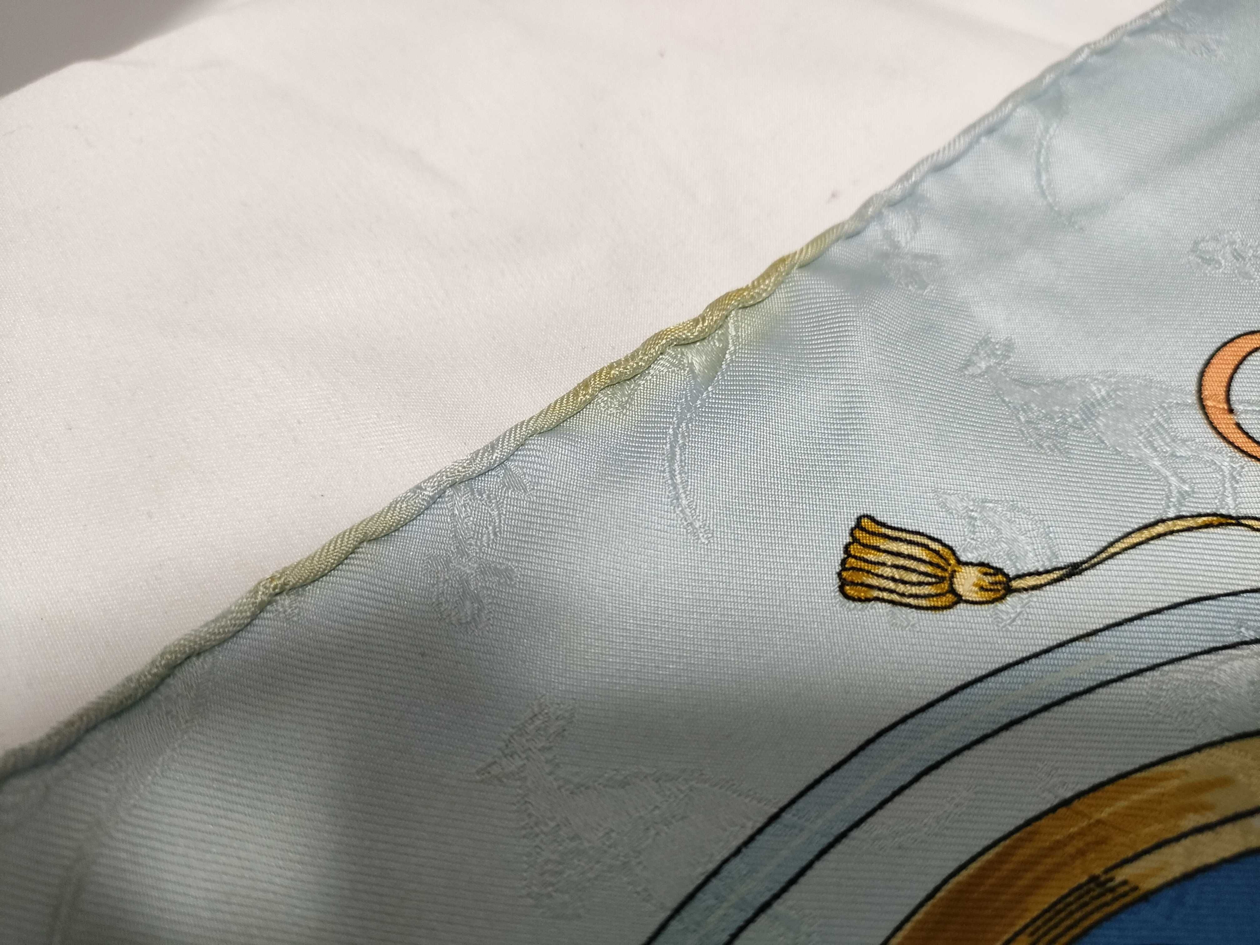 Hermes Le Geographe Silk Jacquard Scarf by Sandra Laroche