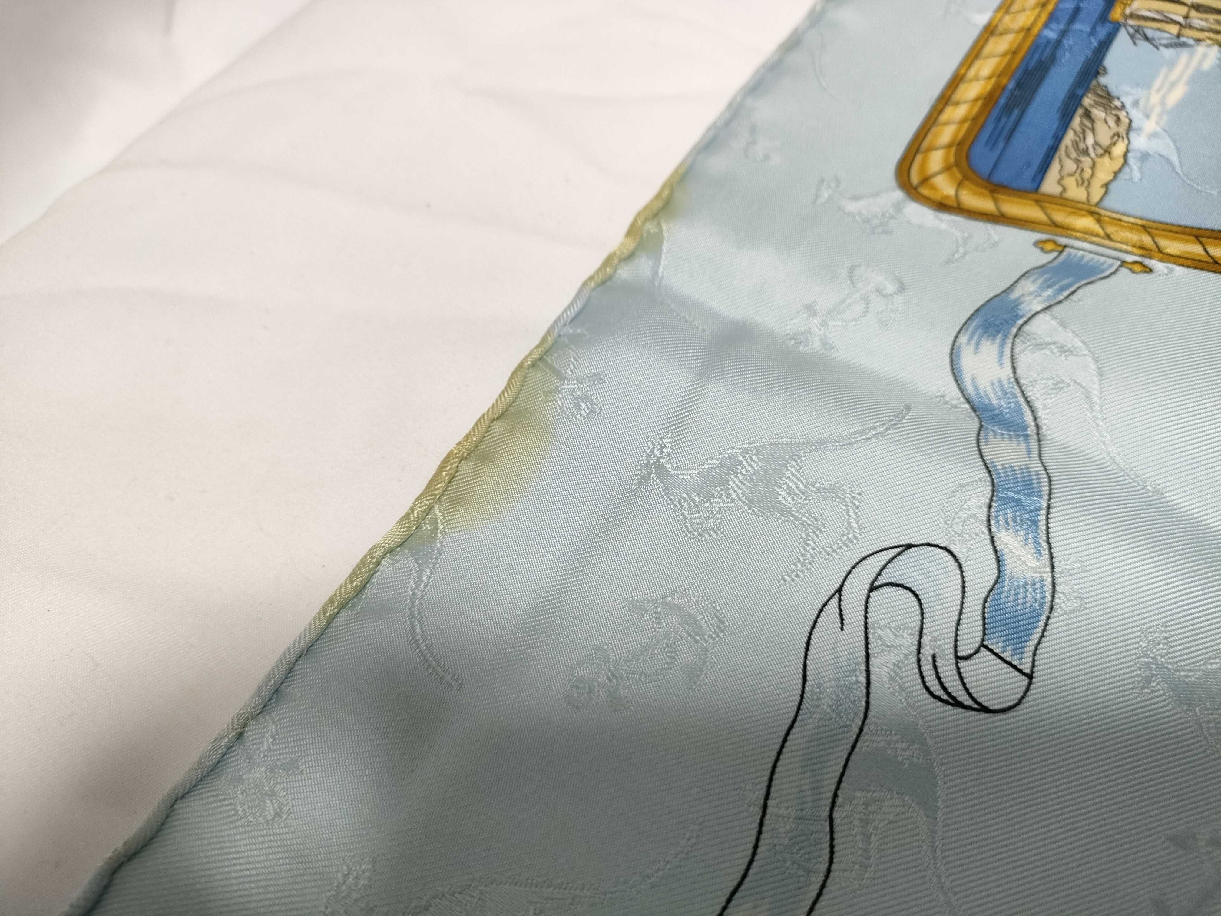Hermes Le Geographe Silk Jacquard Scarf by Sandra Laroche