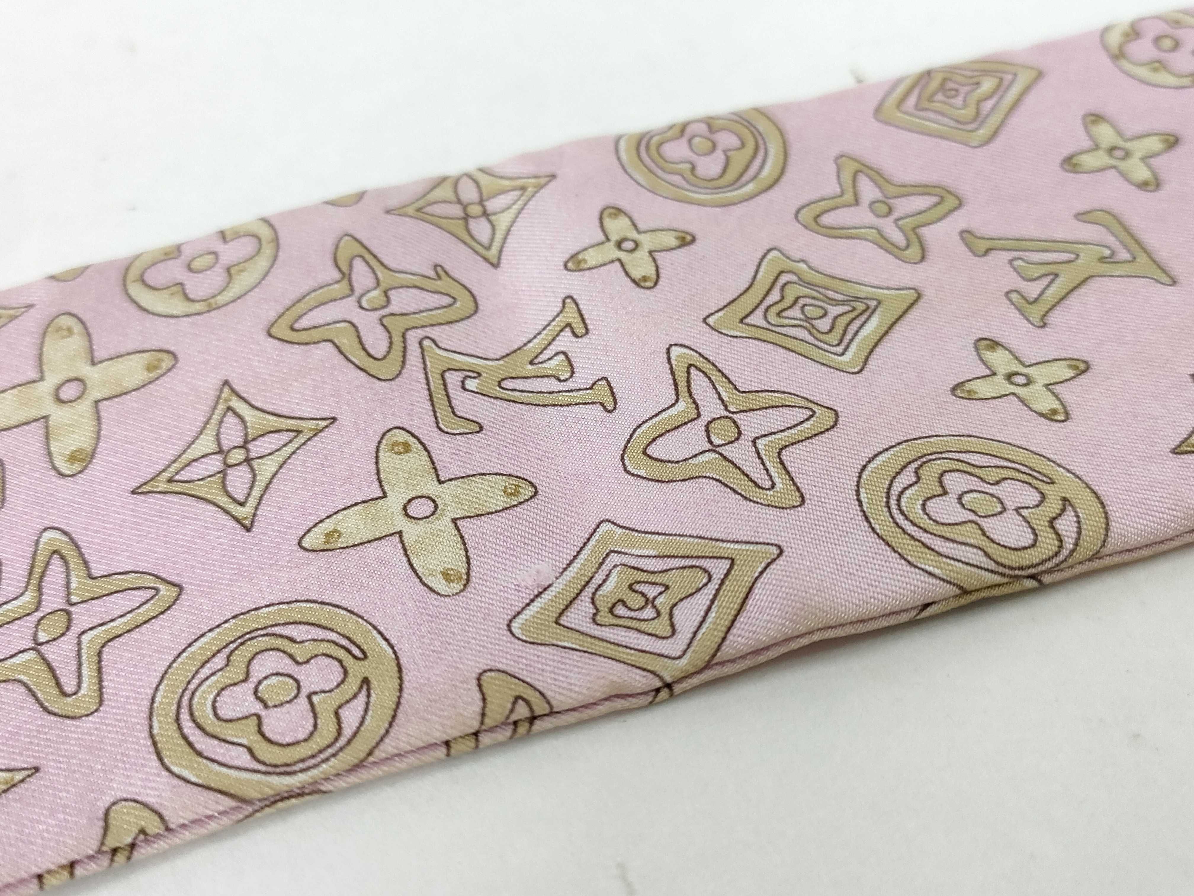 Louis Vuitton Ombre Monogram and Graffiti Silk Bandeau Scarf