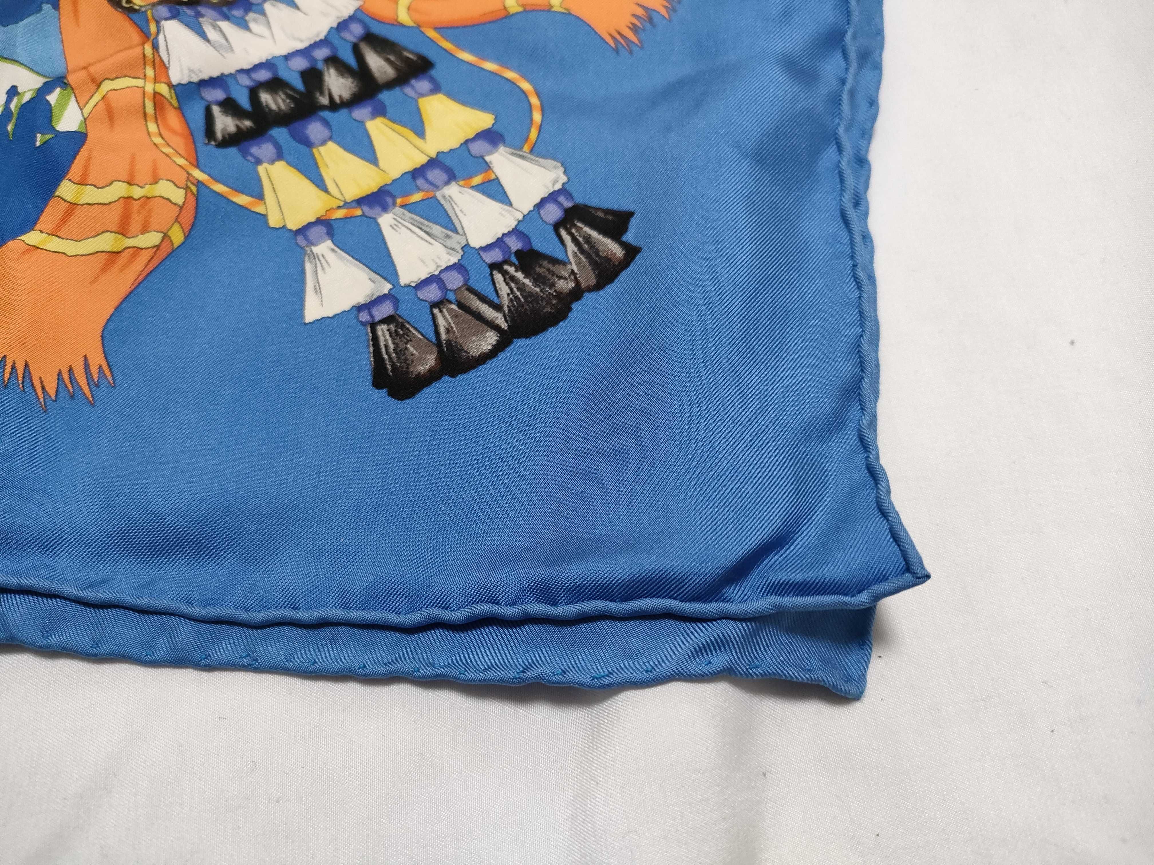 Hermes Feria de Sevilla Silk Scarf by Hubert de Watrigant with Box