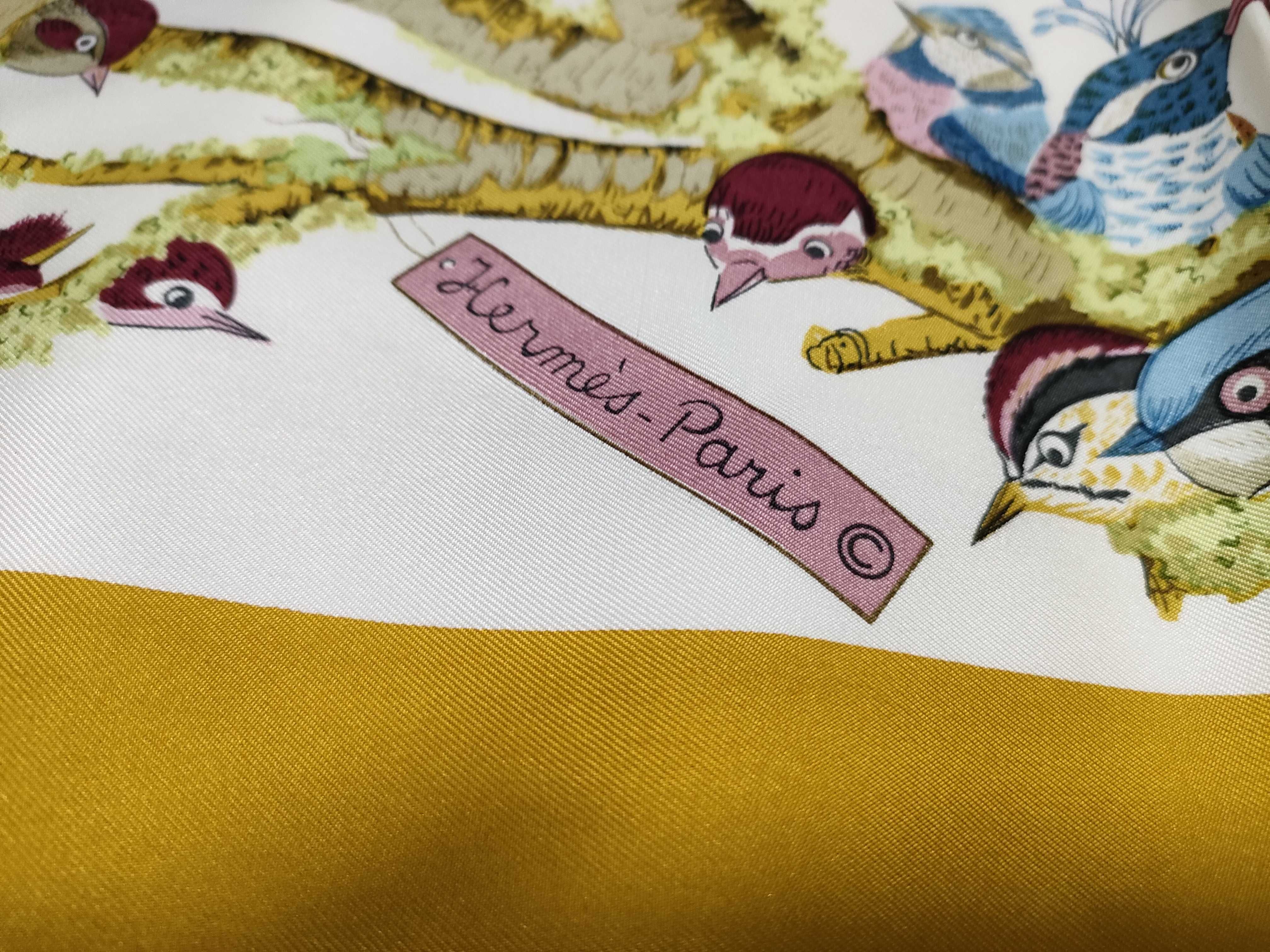 Hermes Bocage Silk Carre 90 Scarf by Loic Dubigeon