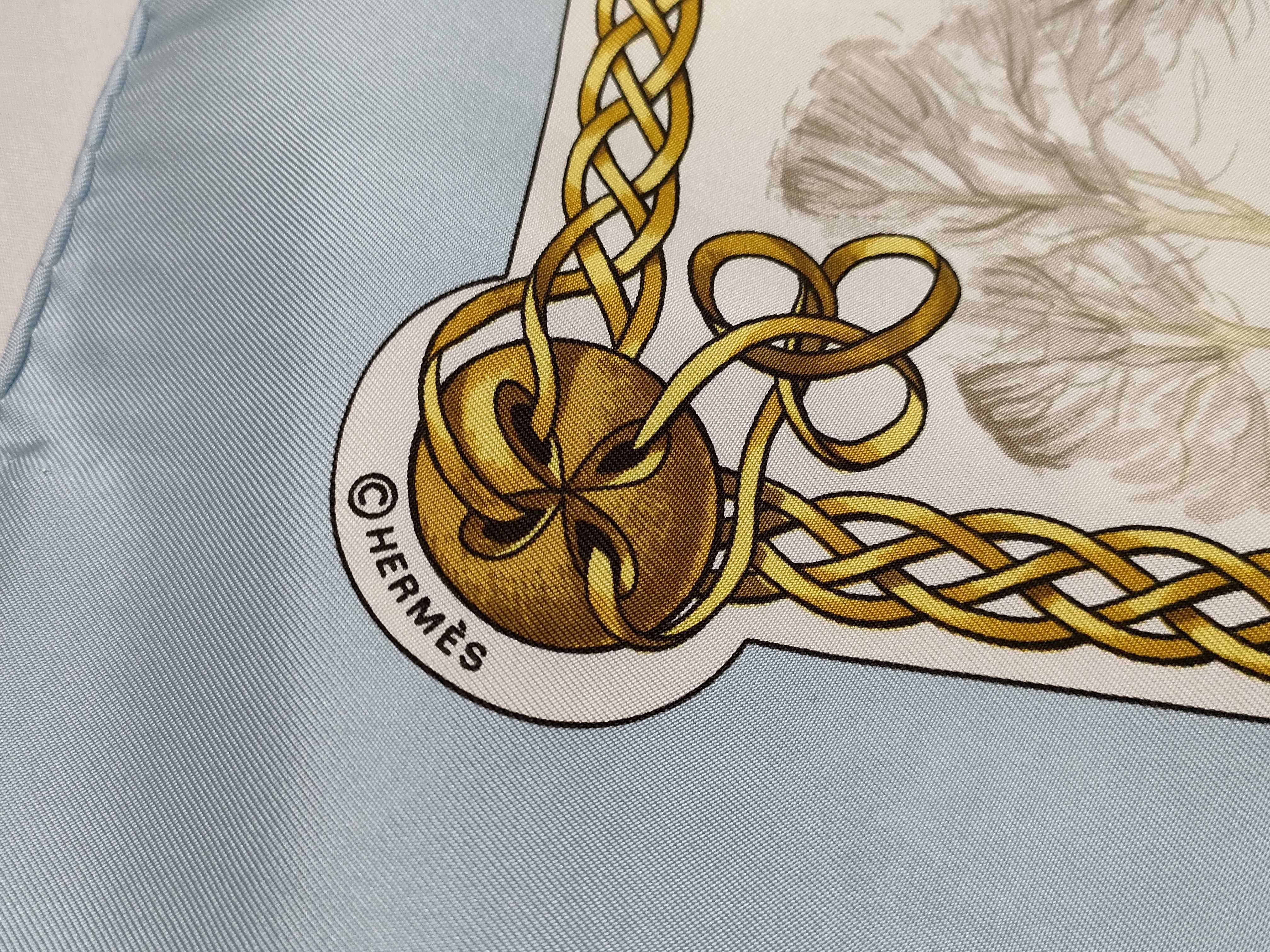 Hermes Les Robes Silk Scarf by Philippe Ledoux with Box