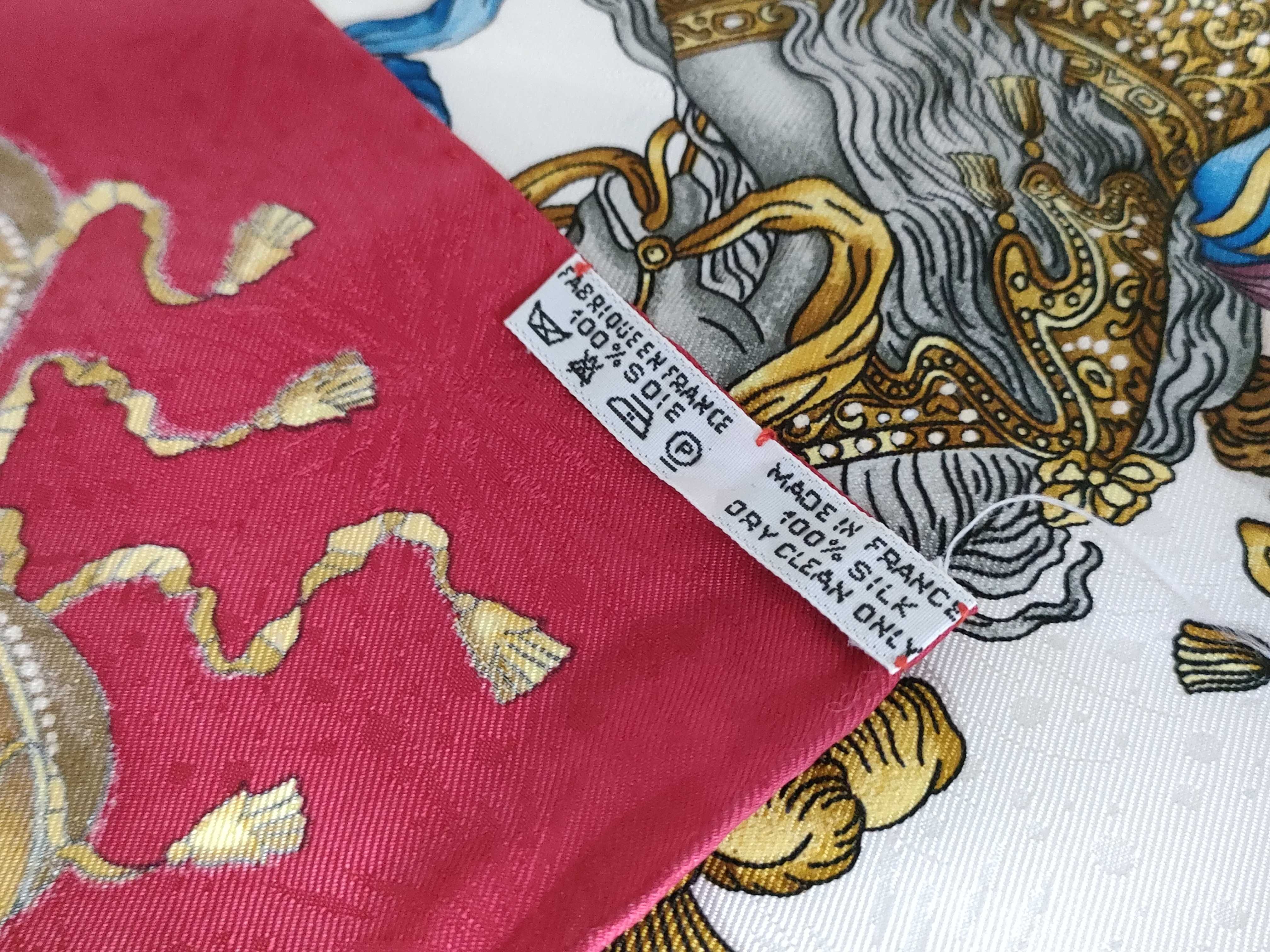 Hermes Les Fetes du Roi Soleil Silk Jacquard Scarf