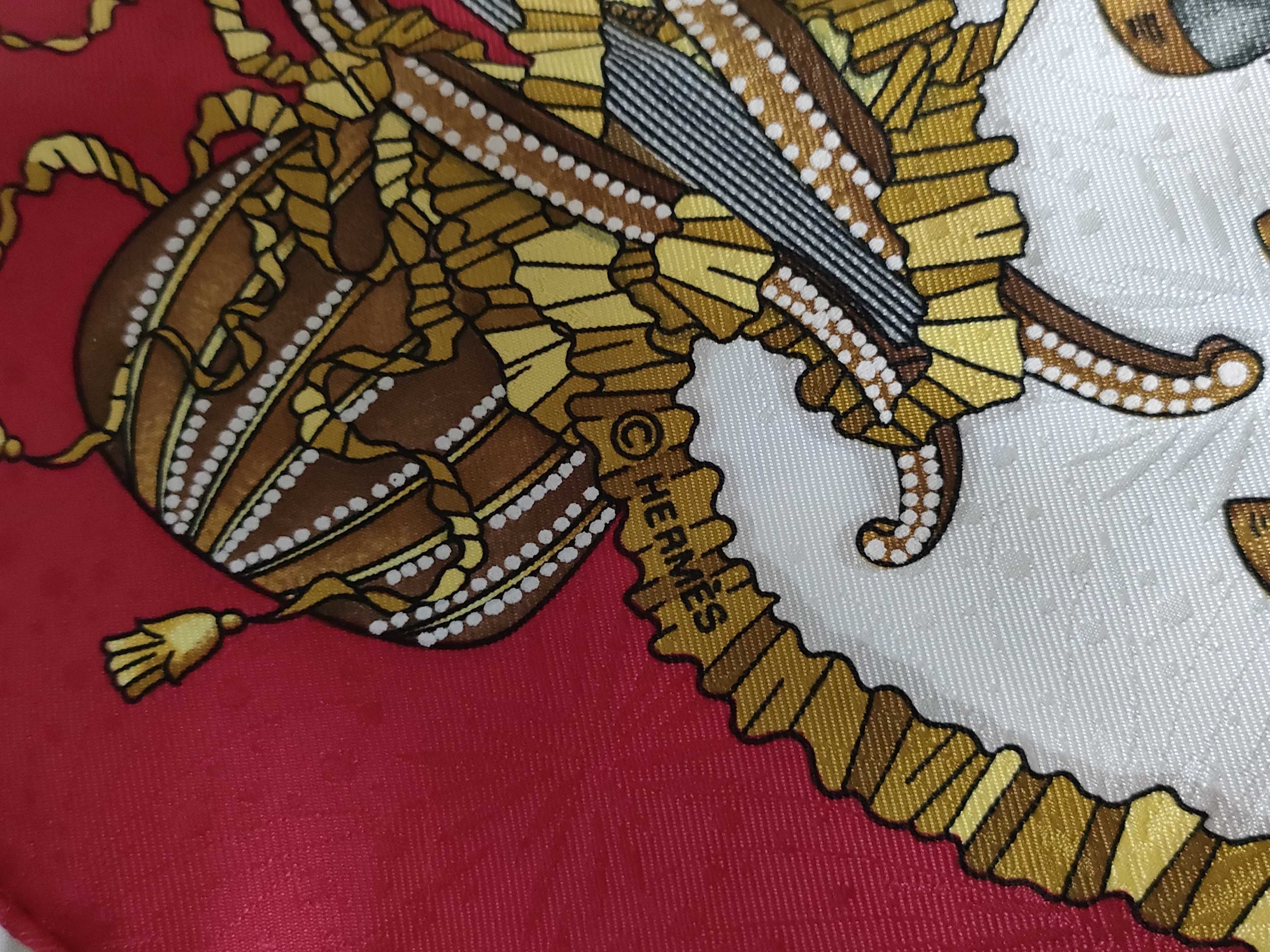 Hermes Les Fetes du Roi Soleil Silk Jacquard Scarf