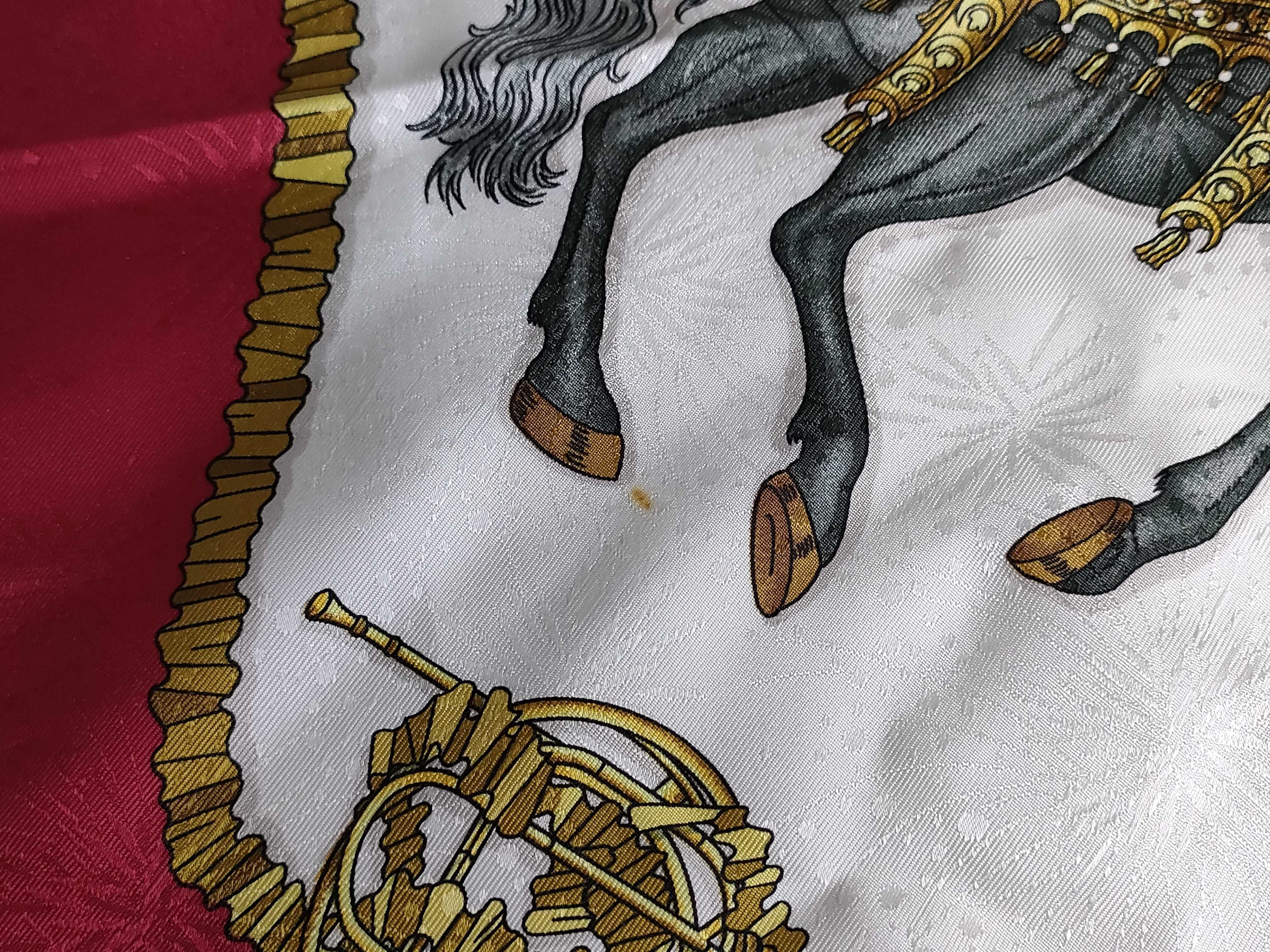 Hermes Les Fetes du Roi Soleil Silk Jacquard Scarf