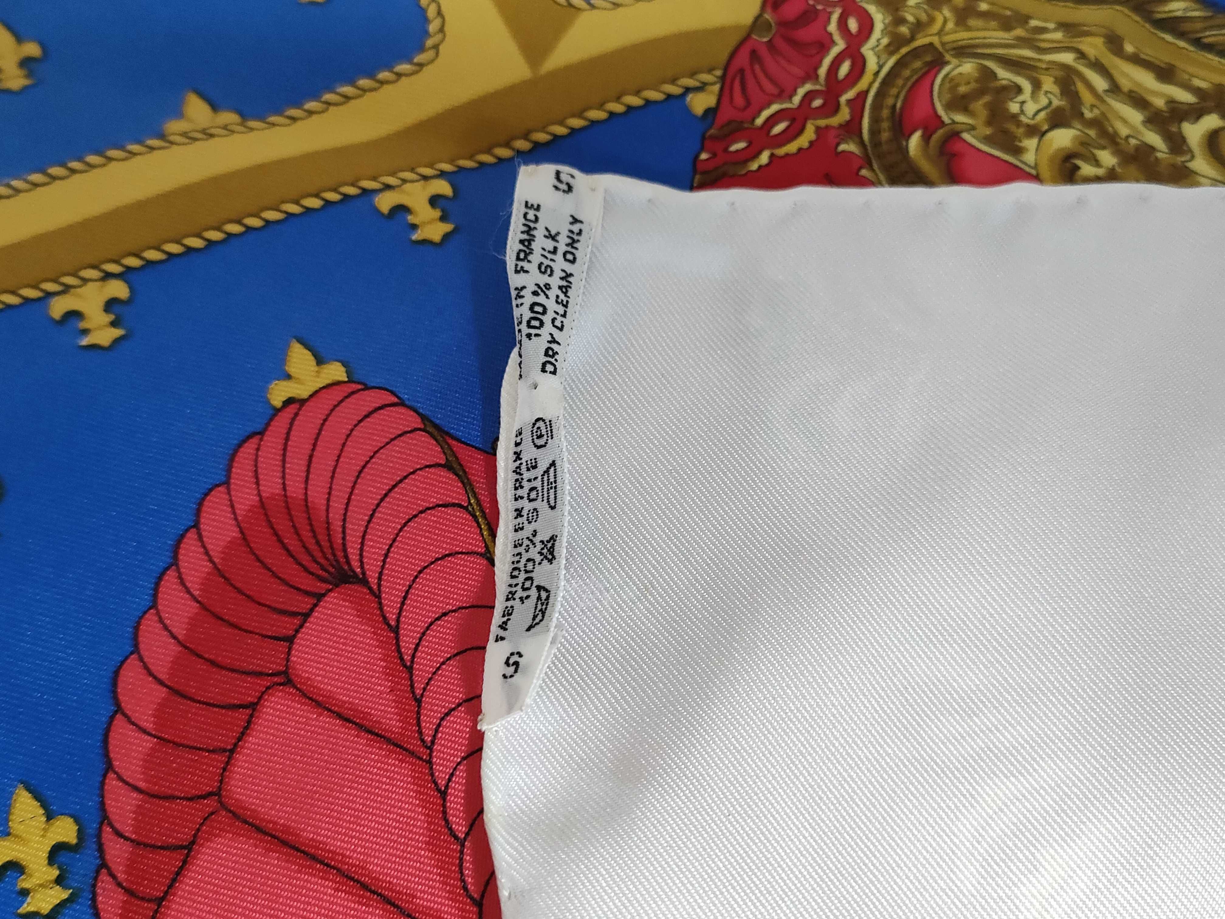 Hermes Selles a Housse Silk Scarf by Christiane Vauzelles