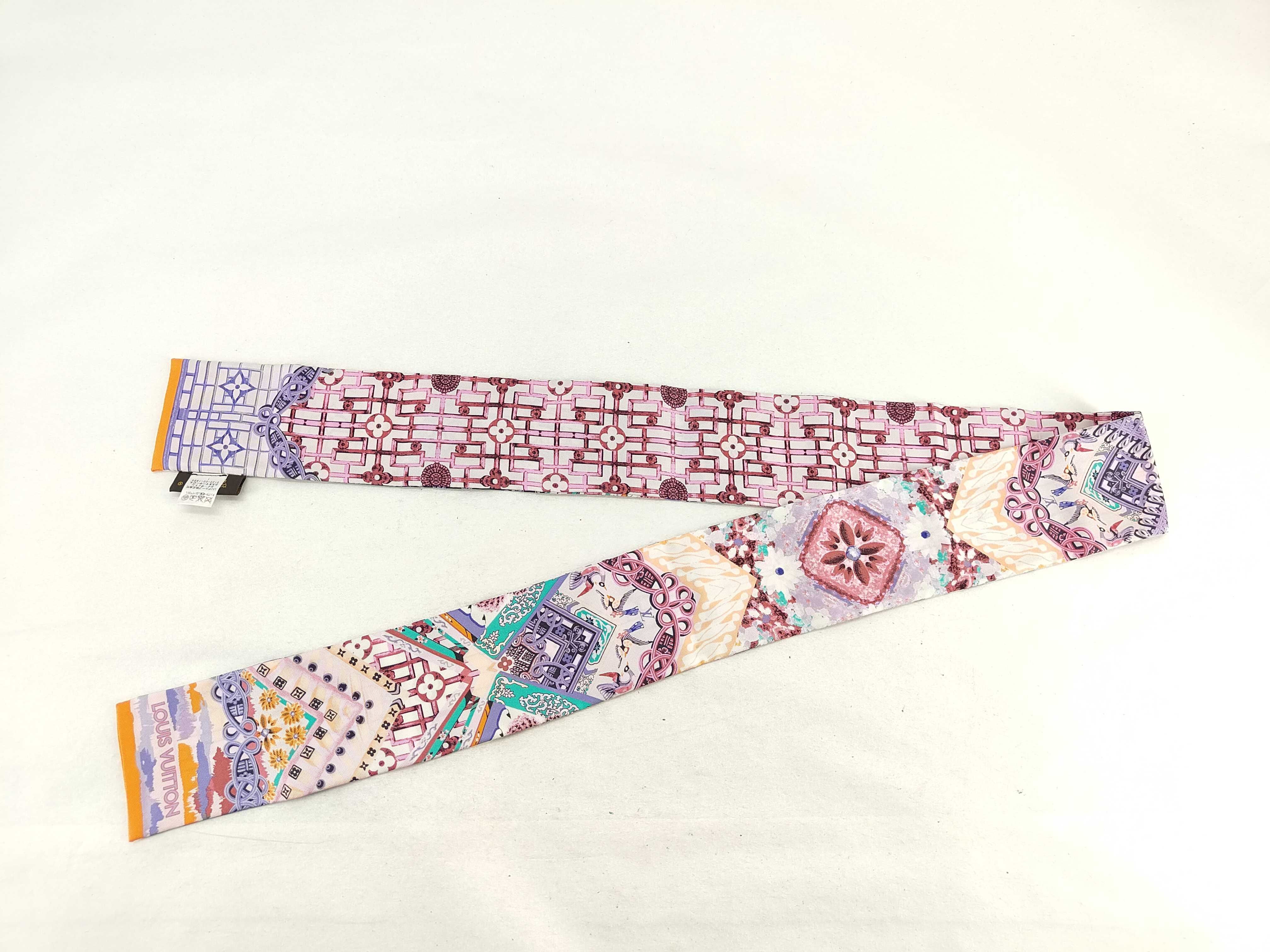 Louis Vuitton Paradise Flower Silk Bandeau Scarf