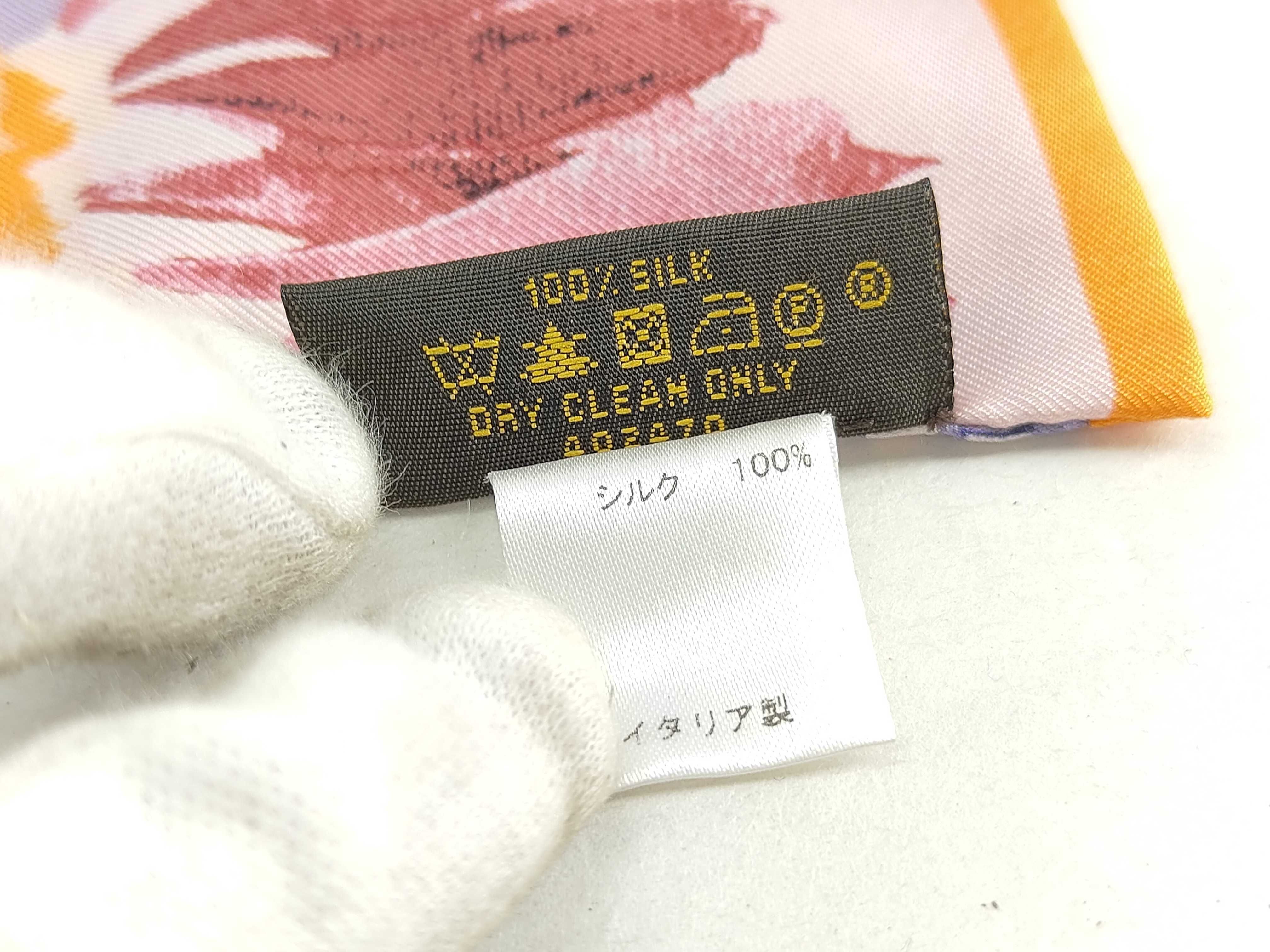 Louis Vuitton Paradise Flower Silk Bandeau Scarf