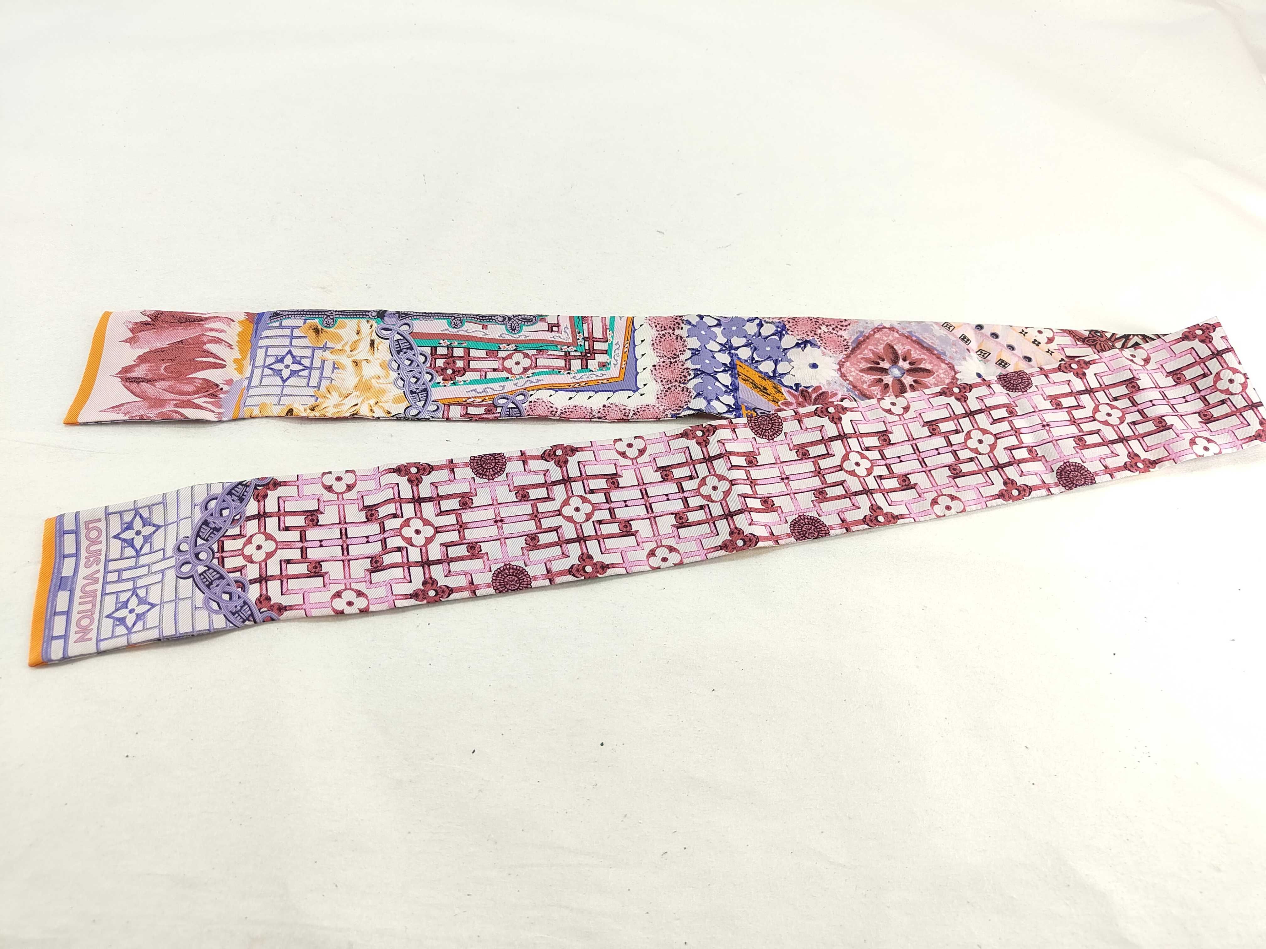 Louis Vuitton Paradise Flower Silk Bandeau Scarf