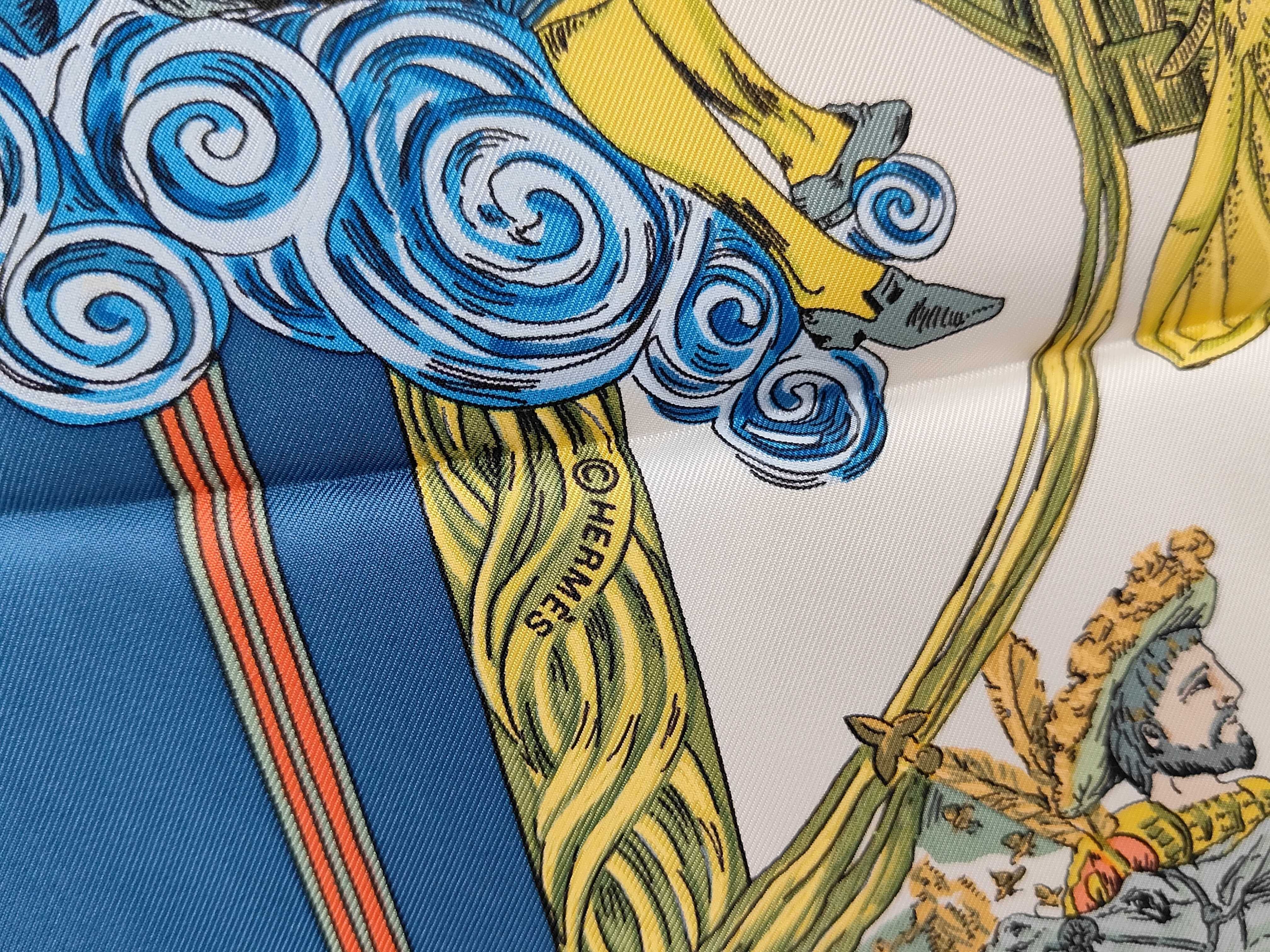 Hermes Au Fil de la Soie Silk Scarf by Annie Faivre