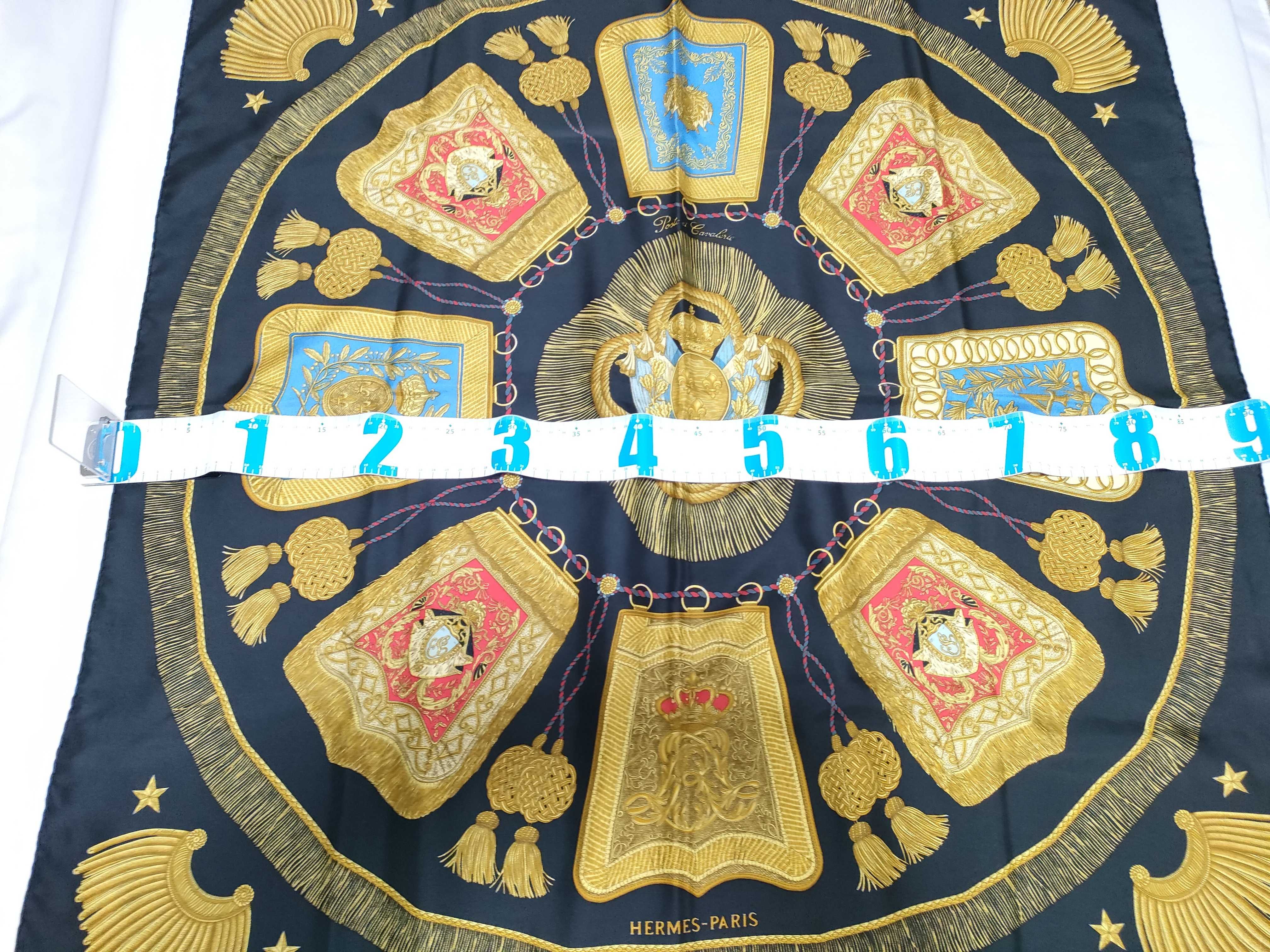 Hermes Poste et Cavalerie Silk Scarf by Philippe Ledoux