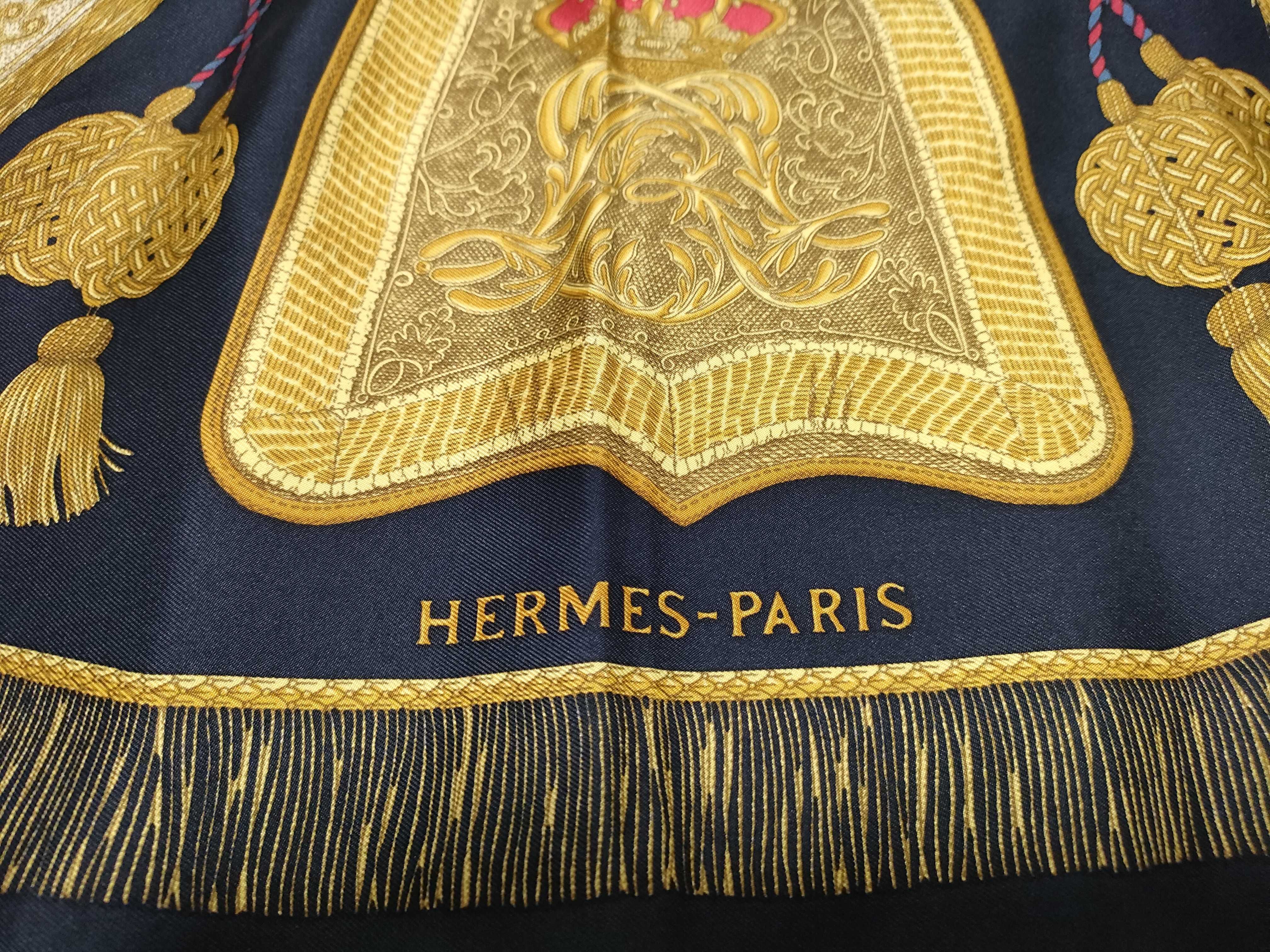 Hermes Poste et Cavalerie Silk Scarf by Philippe Ledoux