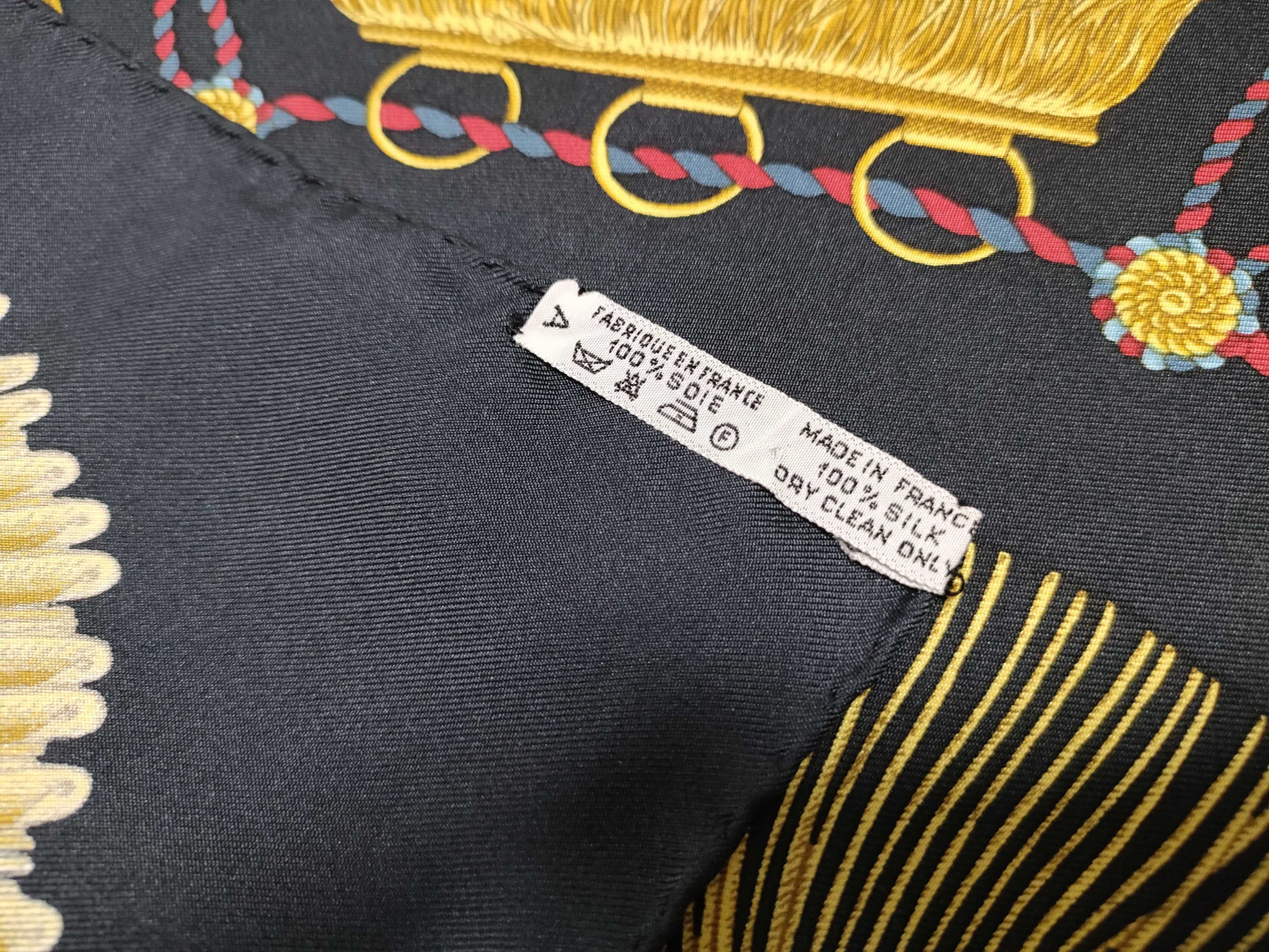 Hermes Poste et Cavalerie Silk Scarf by Philippe Ledoux