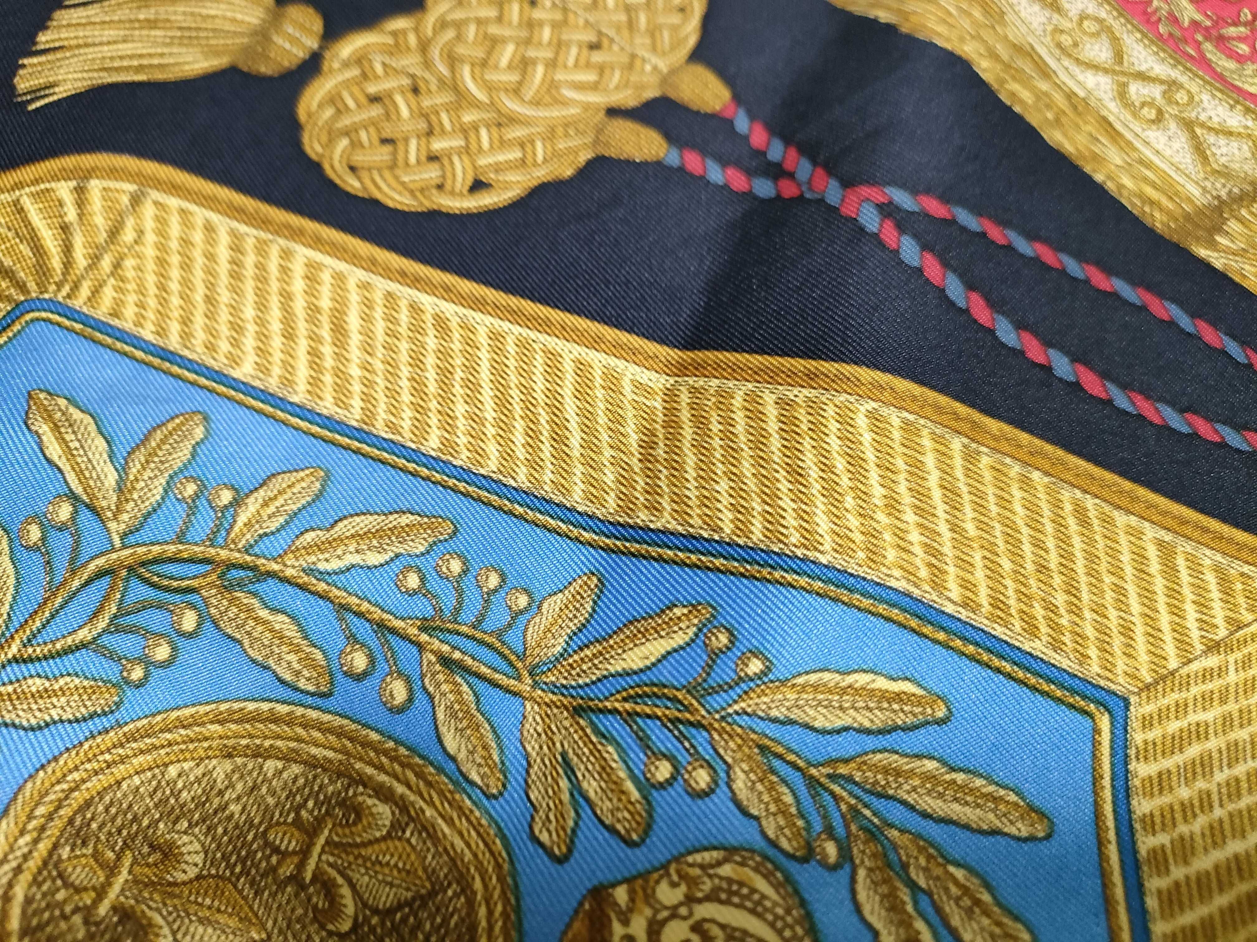 Hermes Poste et Cavalerie Silk Scarf by Philippe Ledoux