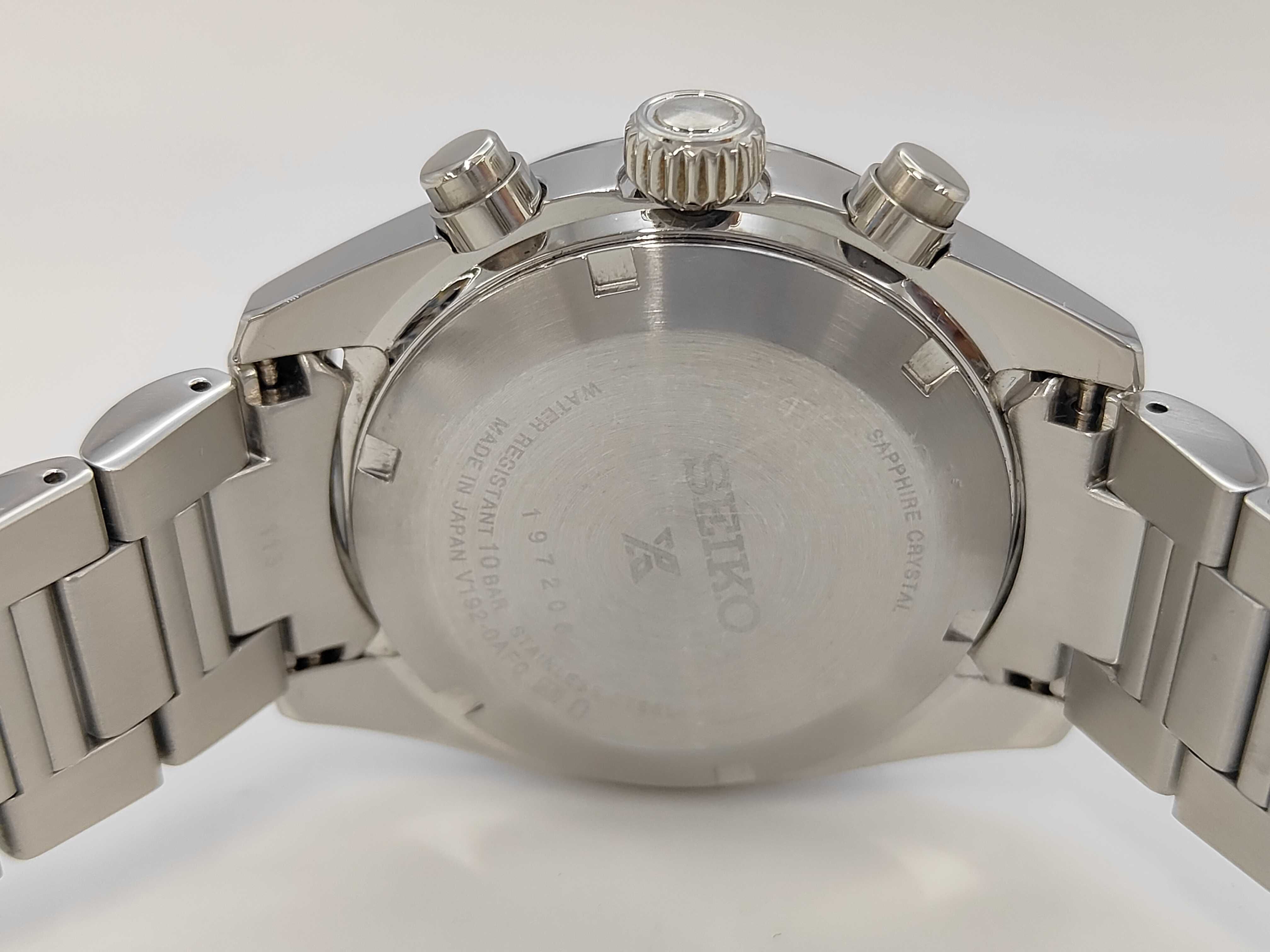 Seiko Prospex Speedtimer Solar Chronograph Wristwatch Reference V192-0AF0