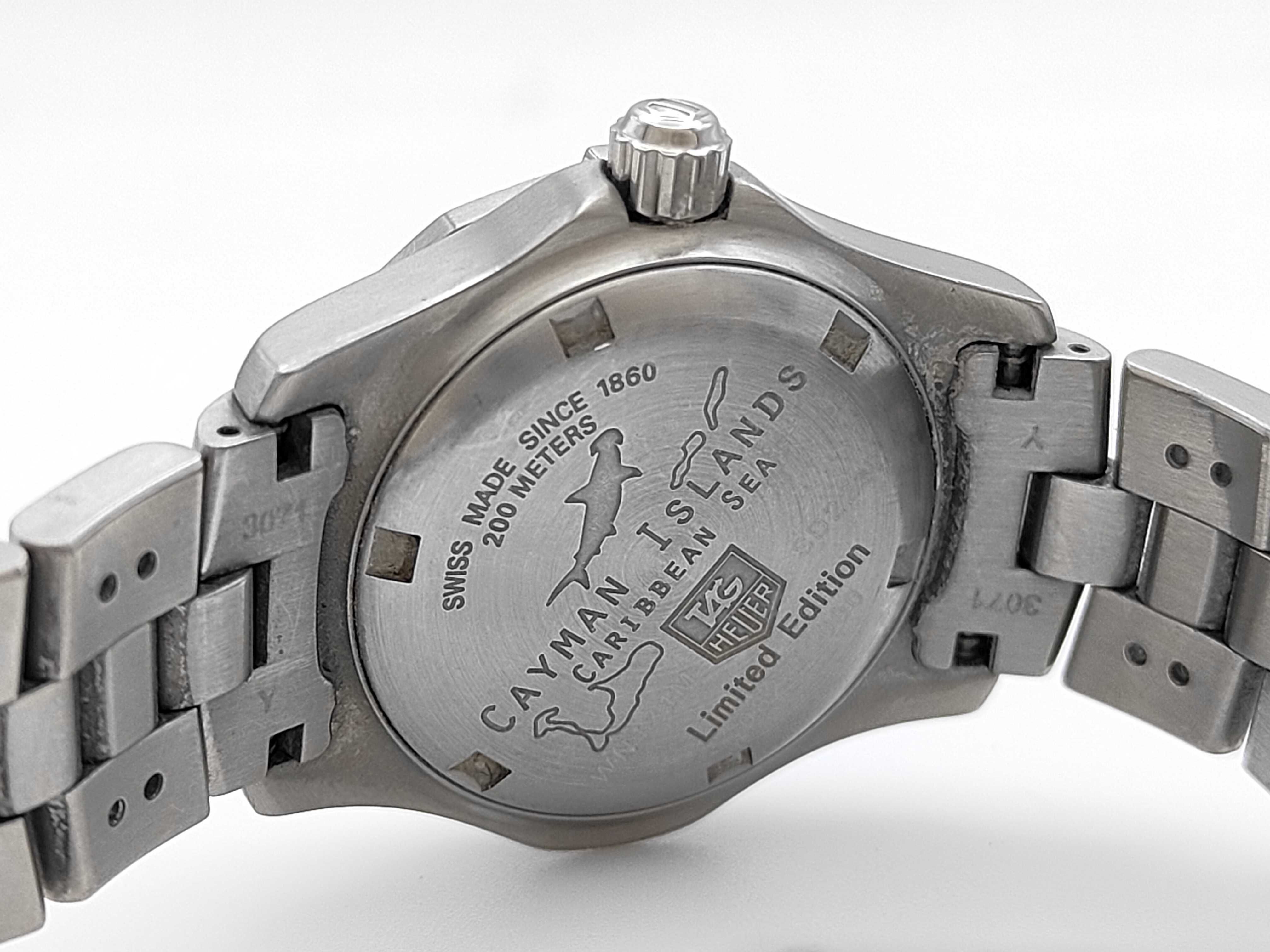 TAG Heuer 2000 Exclusive Cayman Islands Caribbean Sea Limited Edition WN131M Stainless Steel Quartz Wristwatch