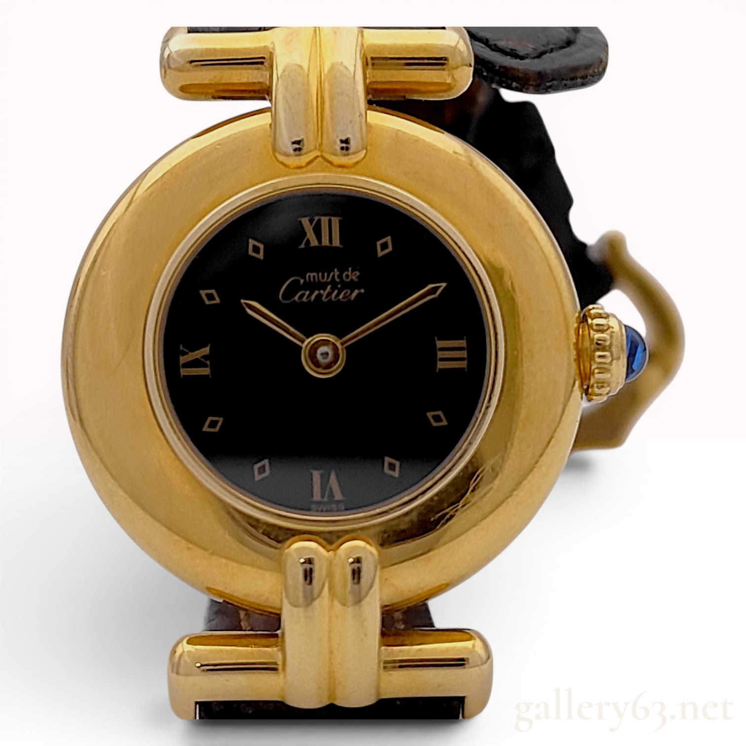 Must de Cartier Colisee Vermeil Quartz Ladies Wristwatch Reference 590002