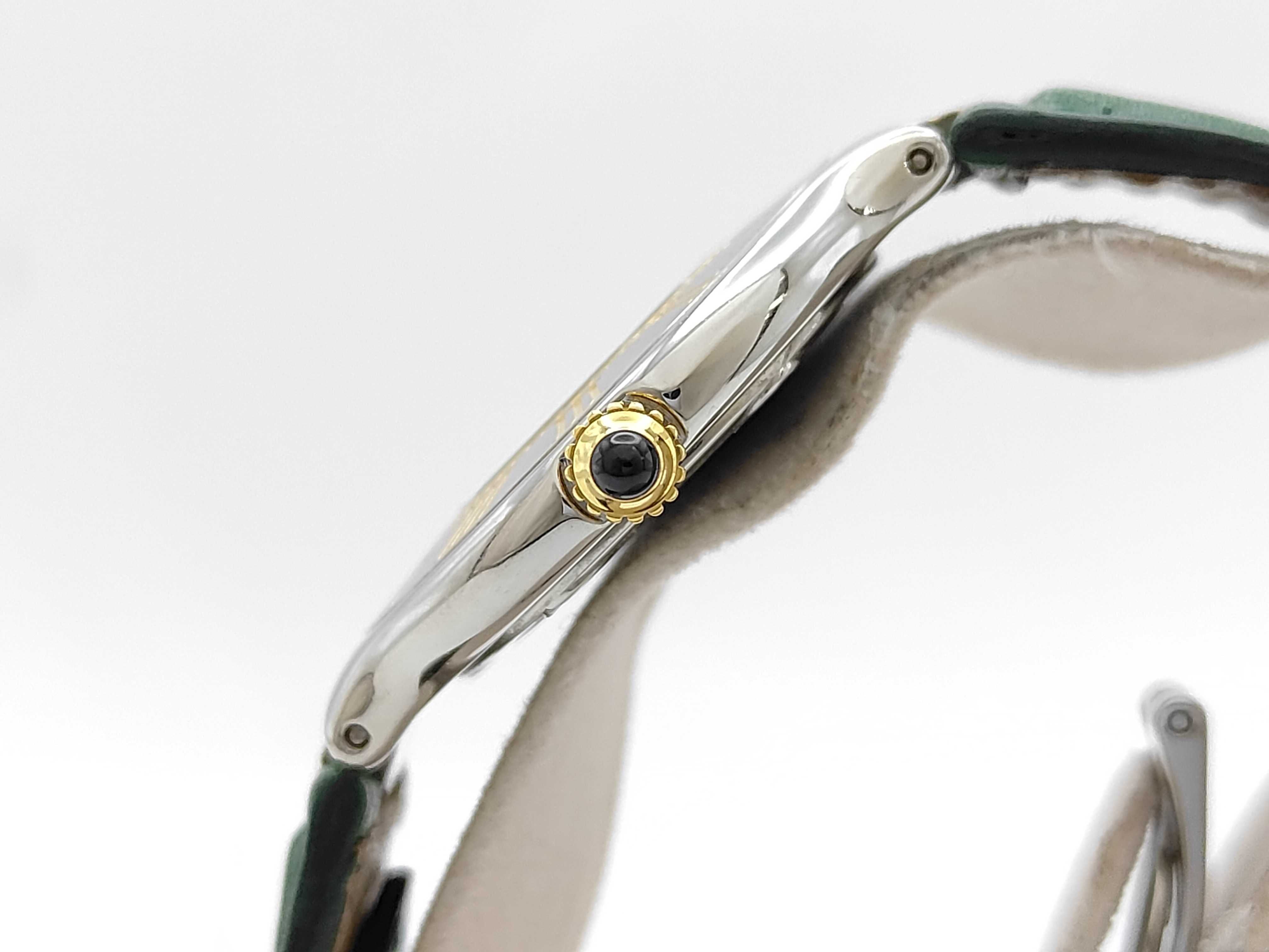 Cartier Must 21 Stainless Steel and Gold Tone Quartz Wristwatch Reference 123 000 P