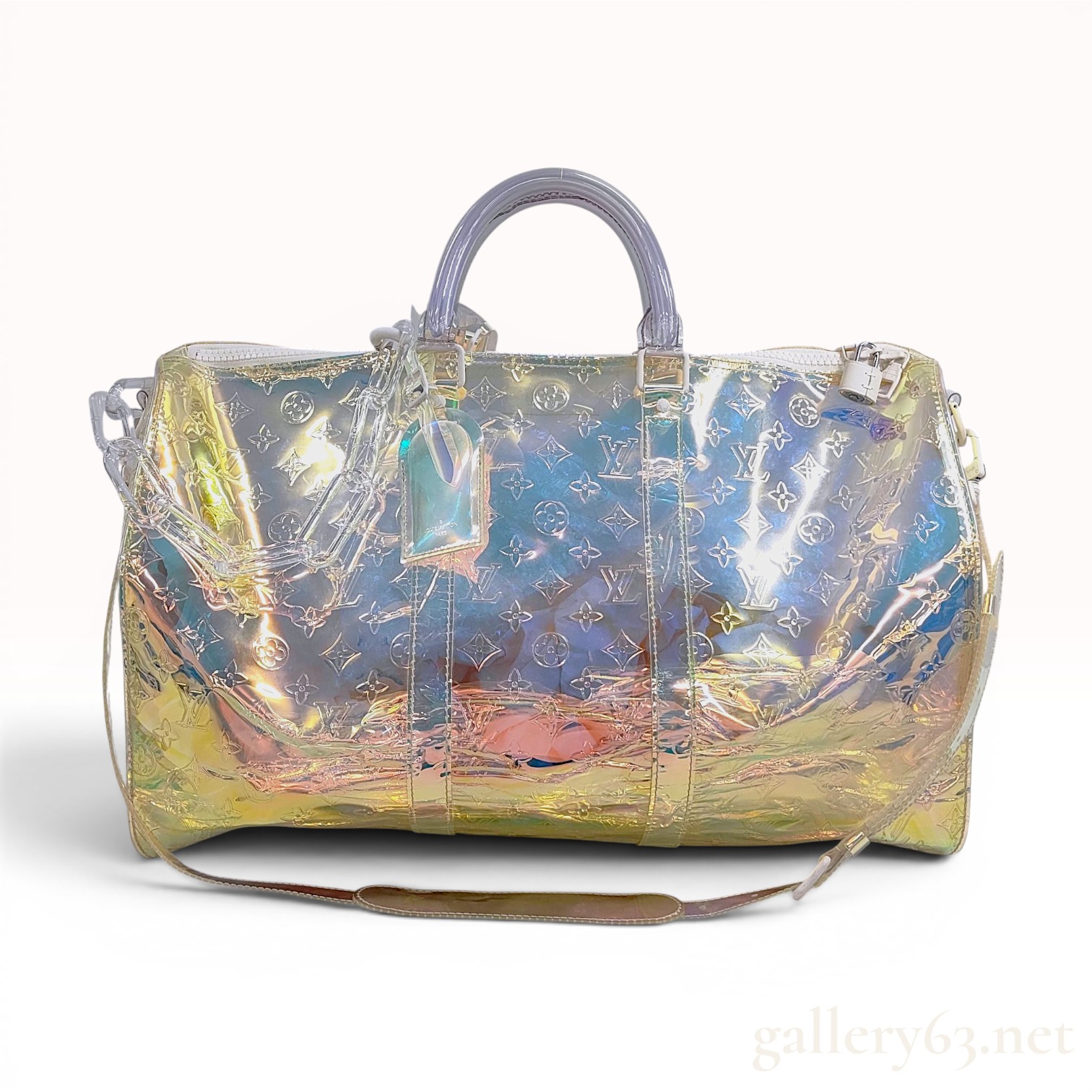Louis Vuitton Monogram Prism Keepall Bandouliere 50